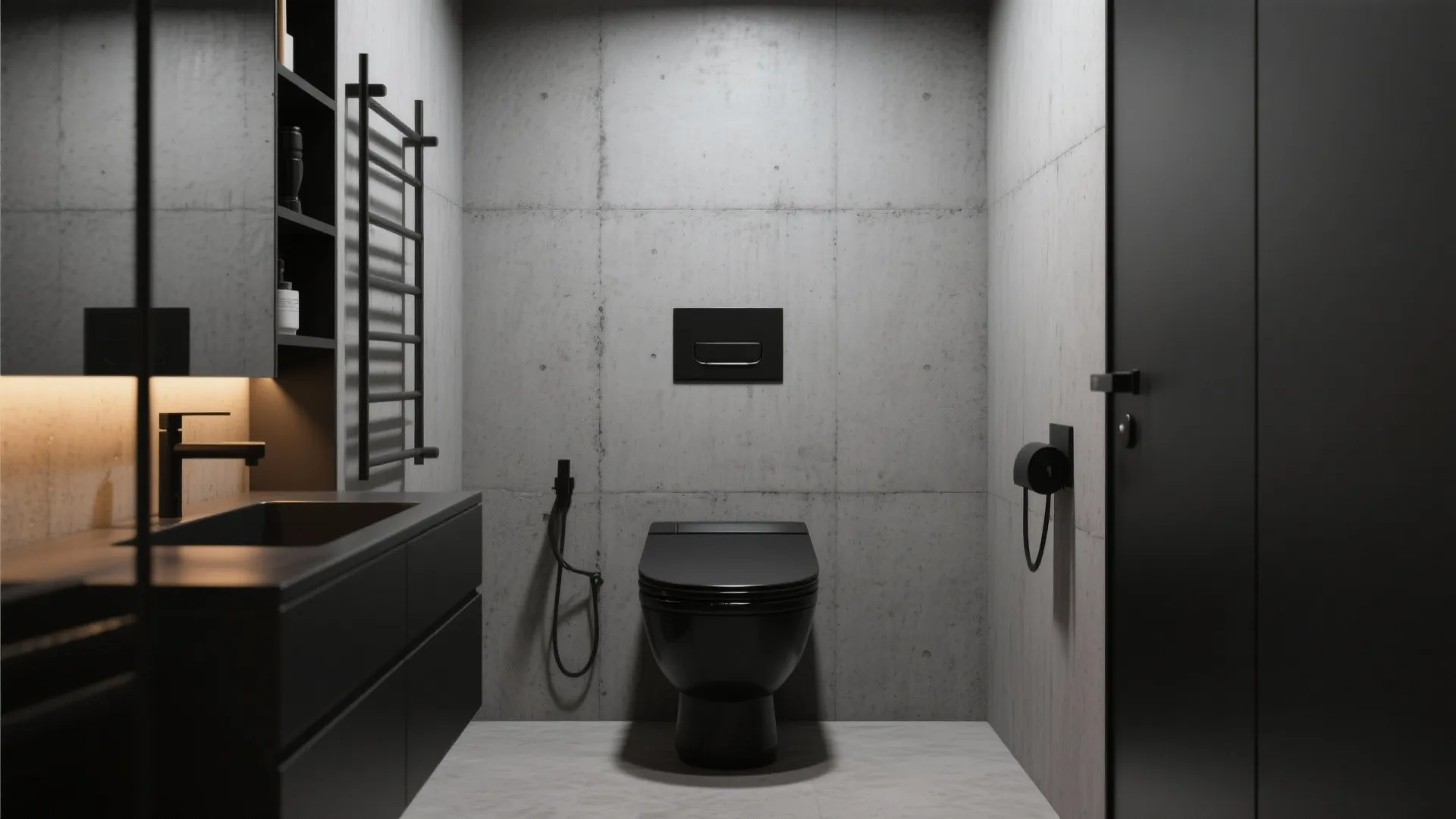 6. Minimalist Matte Black Pot