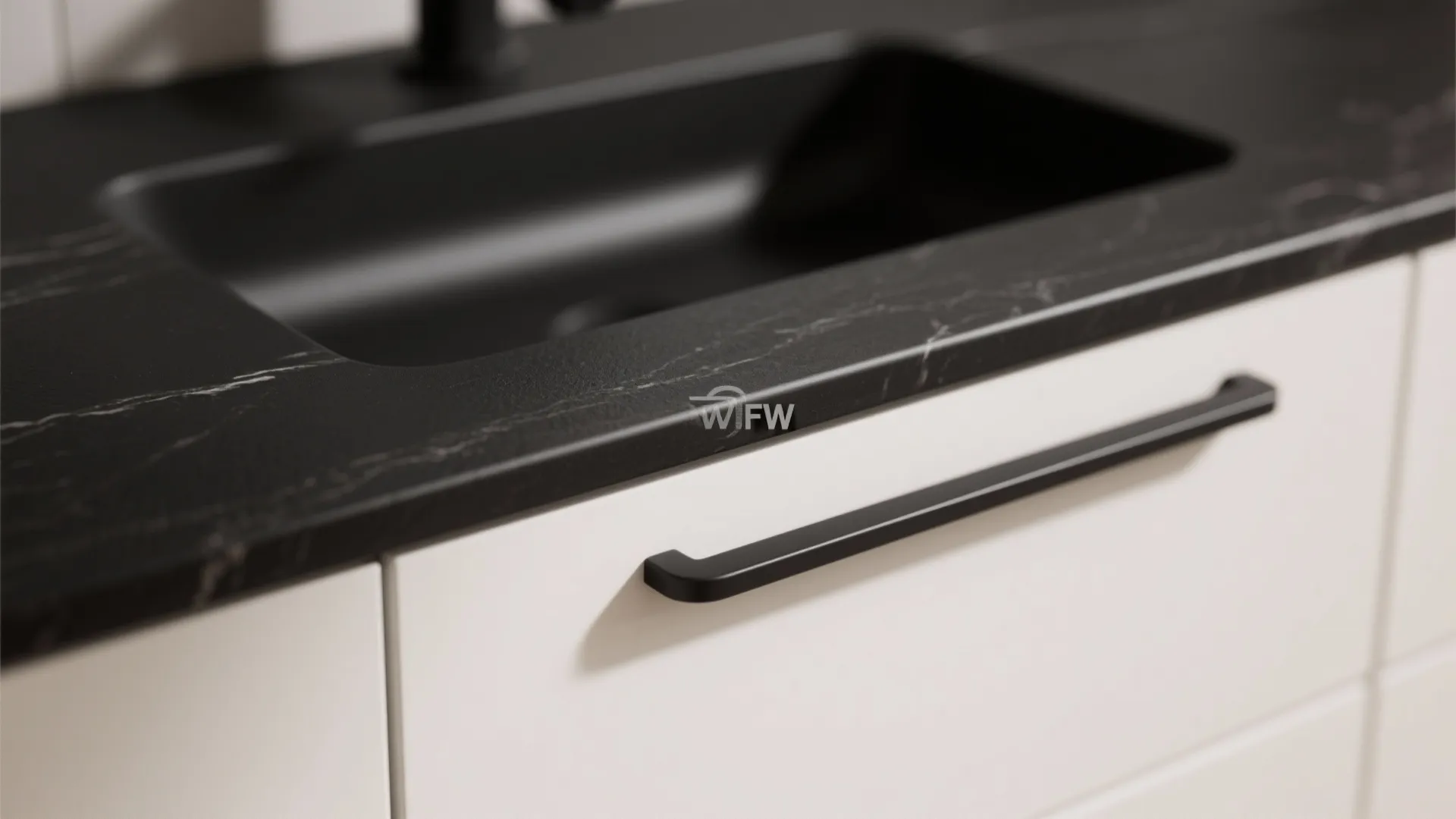 1. Matte Black Minimalism