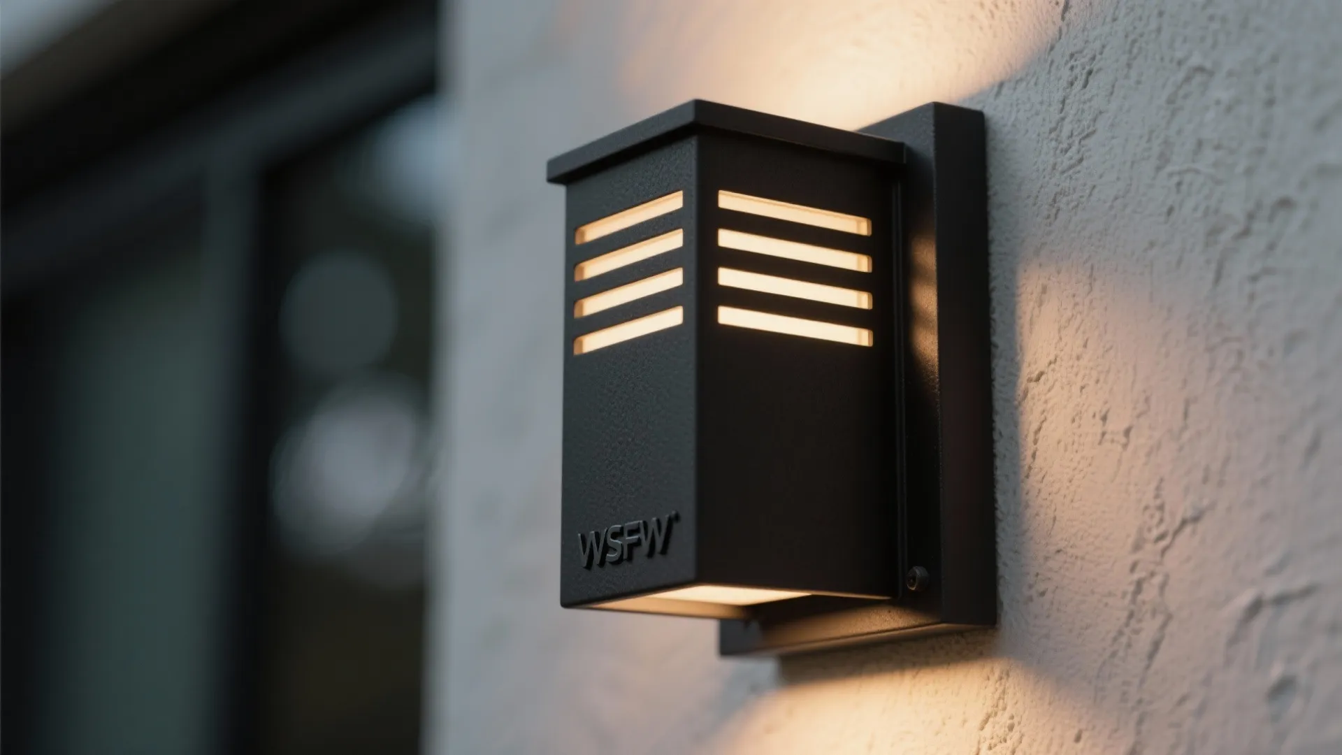 3. Matte black fixtures with warm LEDs