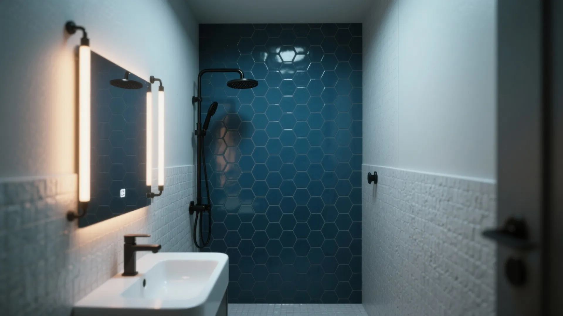 2. Matte Deep-Blue Hex for a Moody Nook