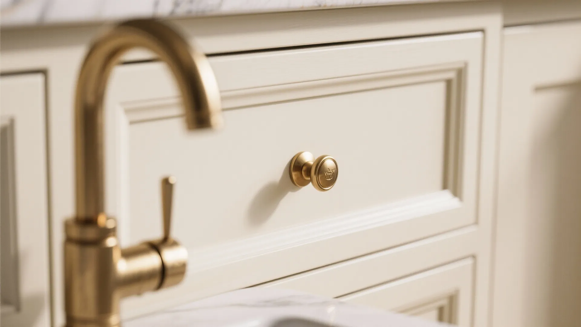 4. Matte Finishes and Brass Hardware