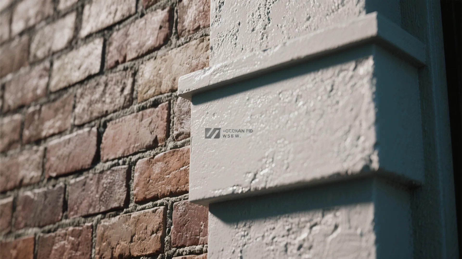 3. Play with texture: matte brick, satin trim