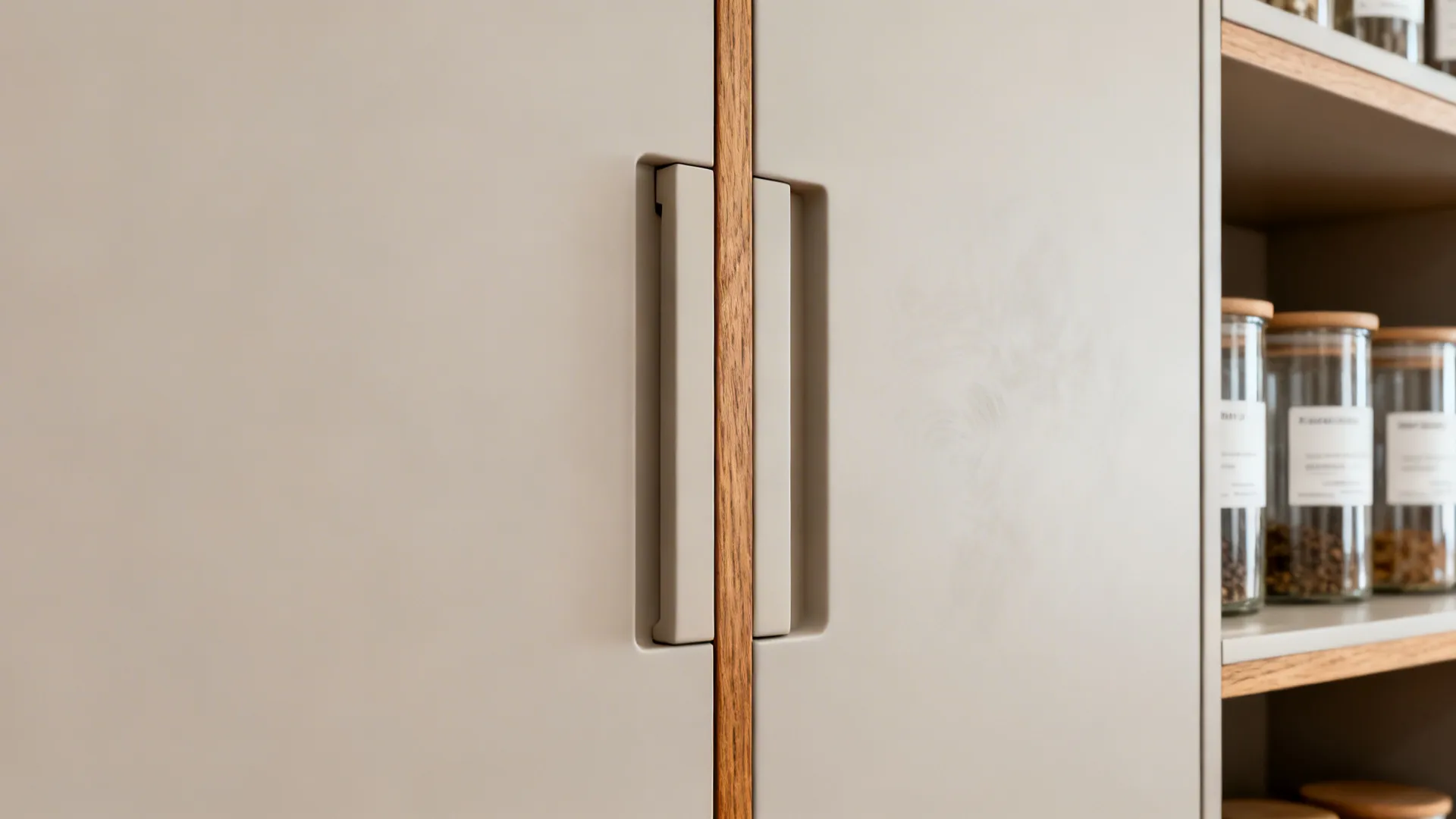 Minimalist kitchen storage that stays beautiful