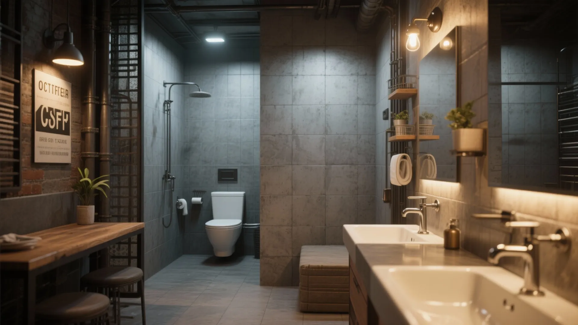 2. Matte Cement Finish