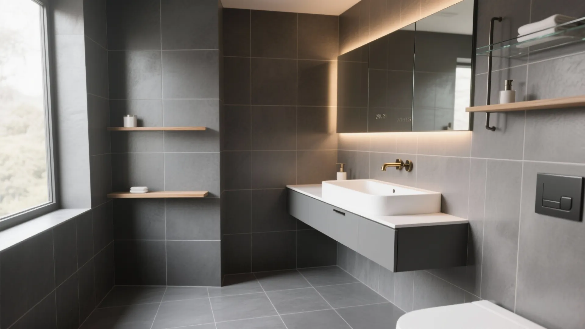 Matte Charcoal Minimalism