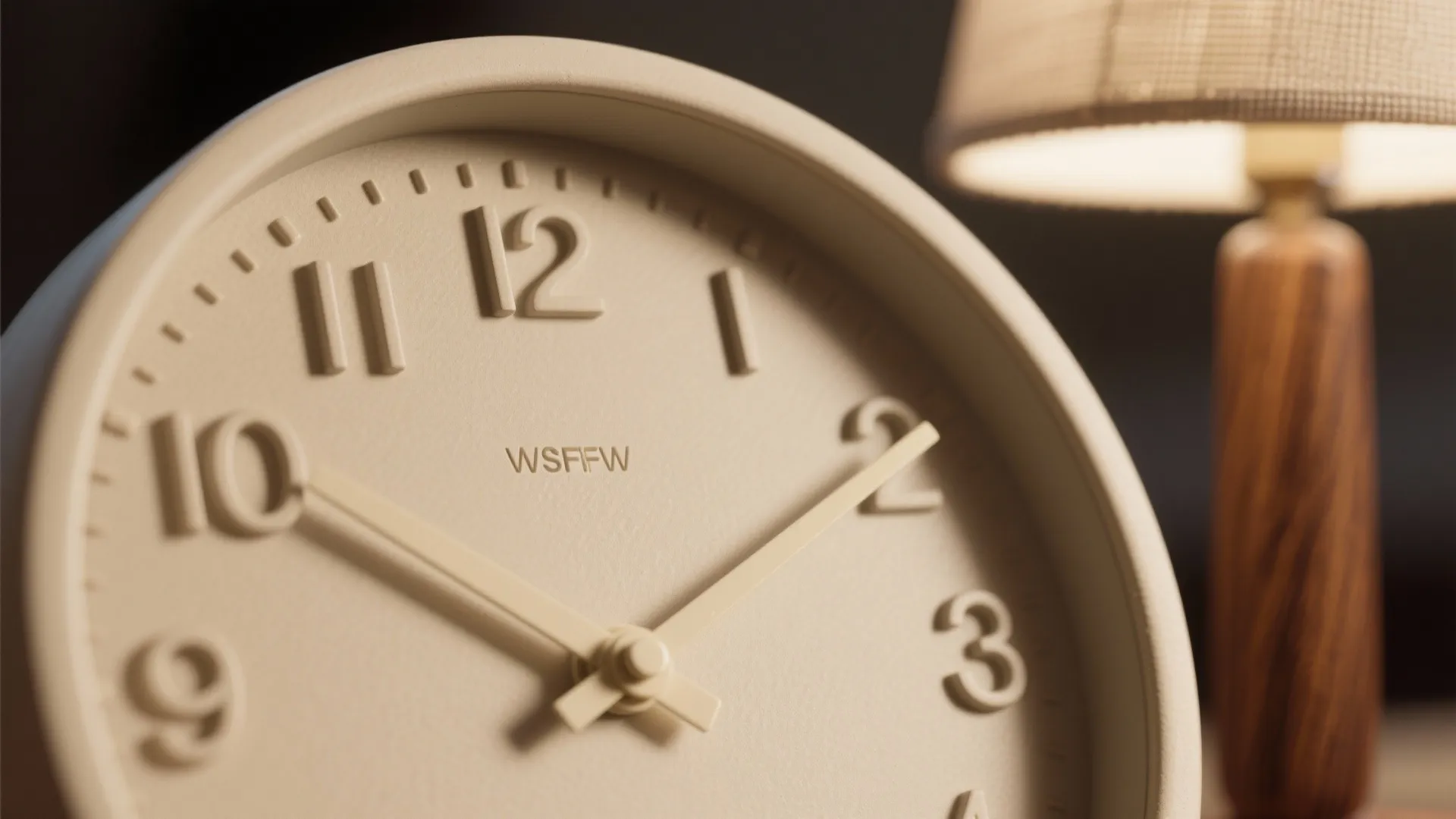 Minimalist matte clocks with quiet sweep