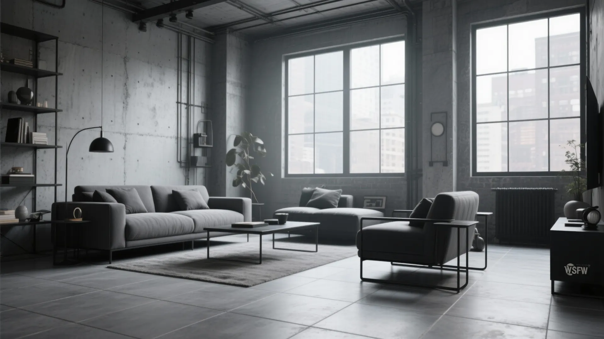 Matte Concrete Finish