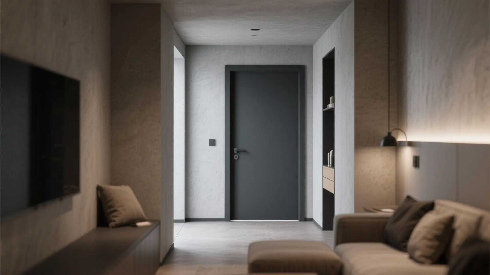 5. Deep matte or low-sheen colors for contemporary spaces