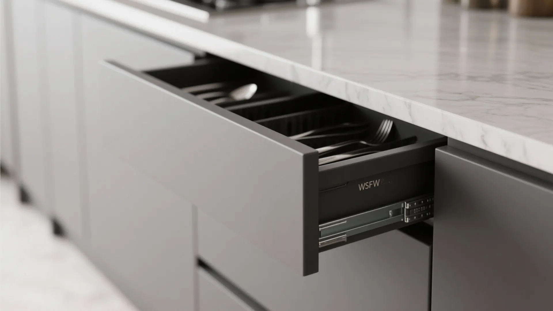 Minimalist kitchen storage that actually works