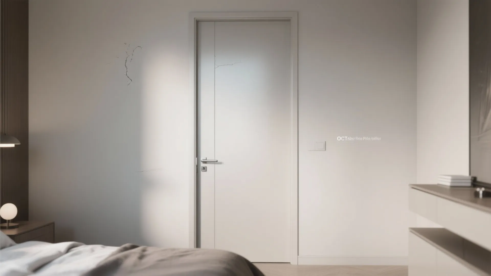3. Matte enamel for contemporary doors