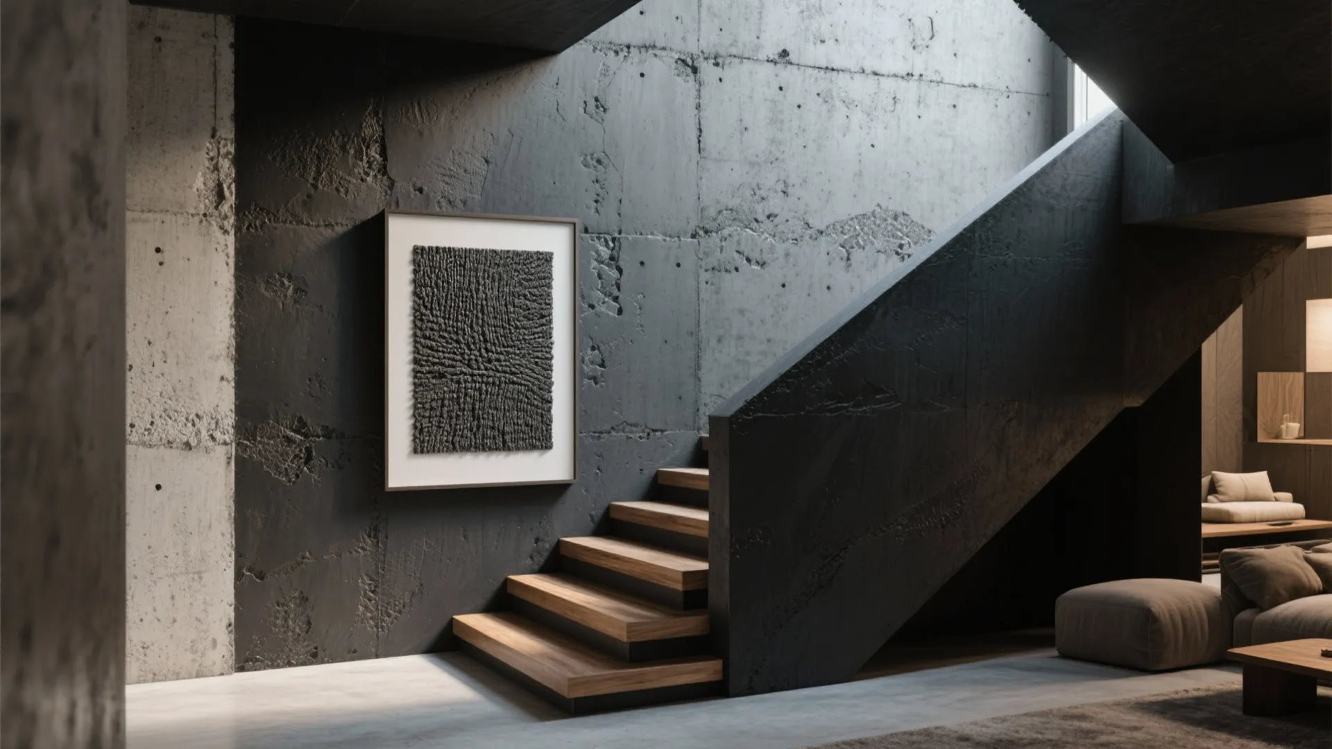 2. Matte Painted Feature Wall