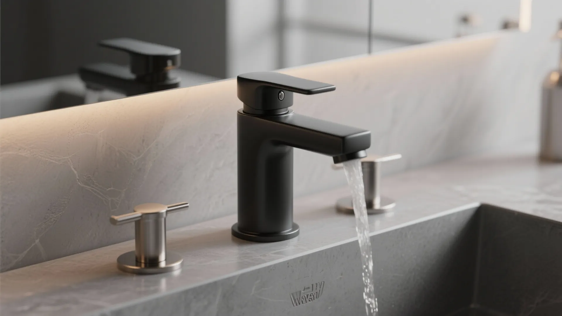 3. Matte Fixtures and Mixed Metals