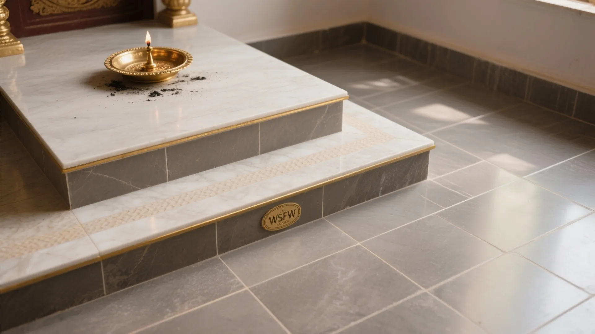 2) Matte Vitrified Floor Tiles with Anti-Skid Finish