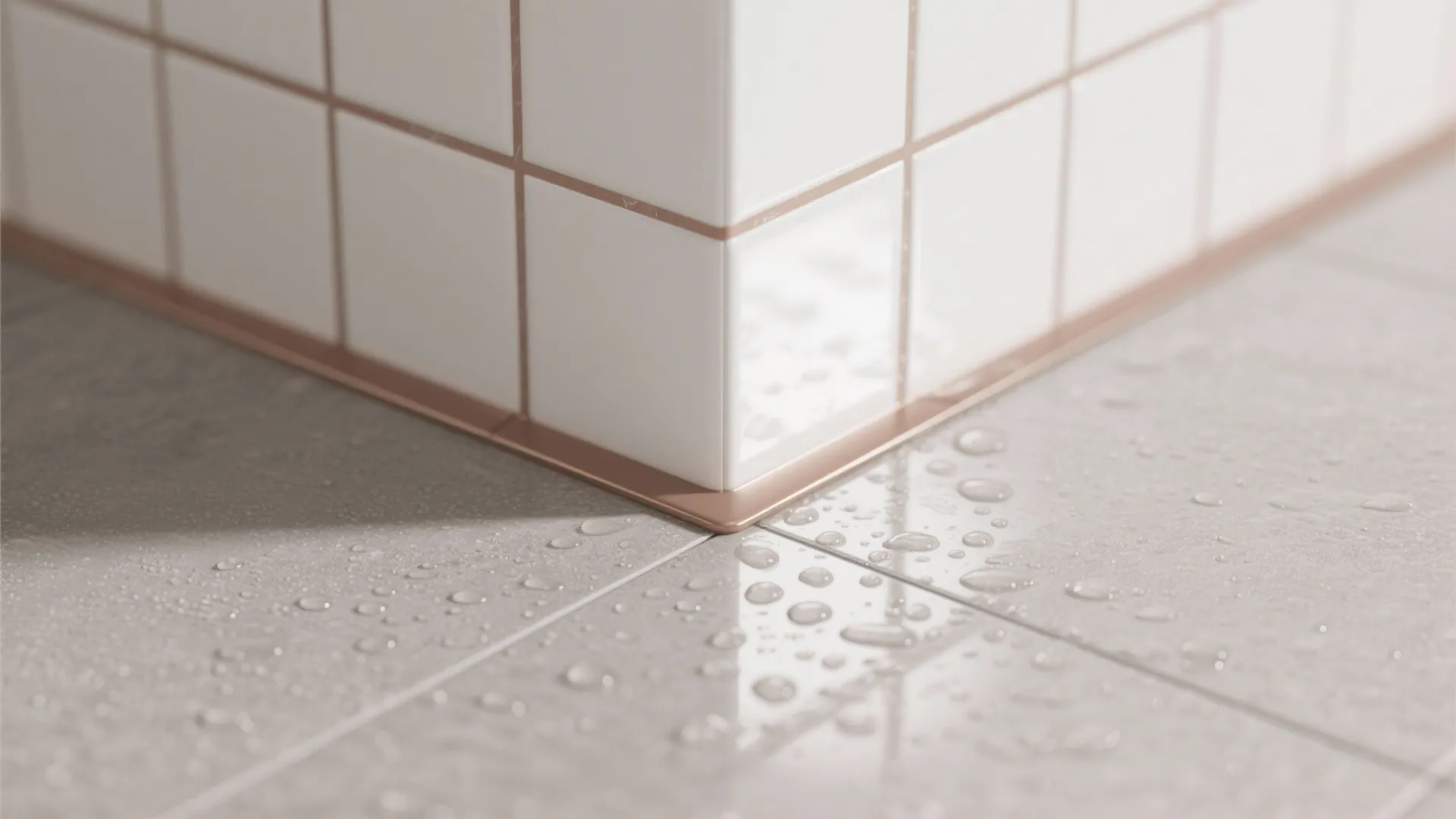 Glossy Walls + Matte, Anti-Skid Floors