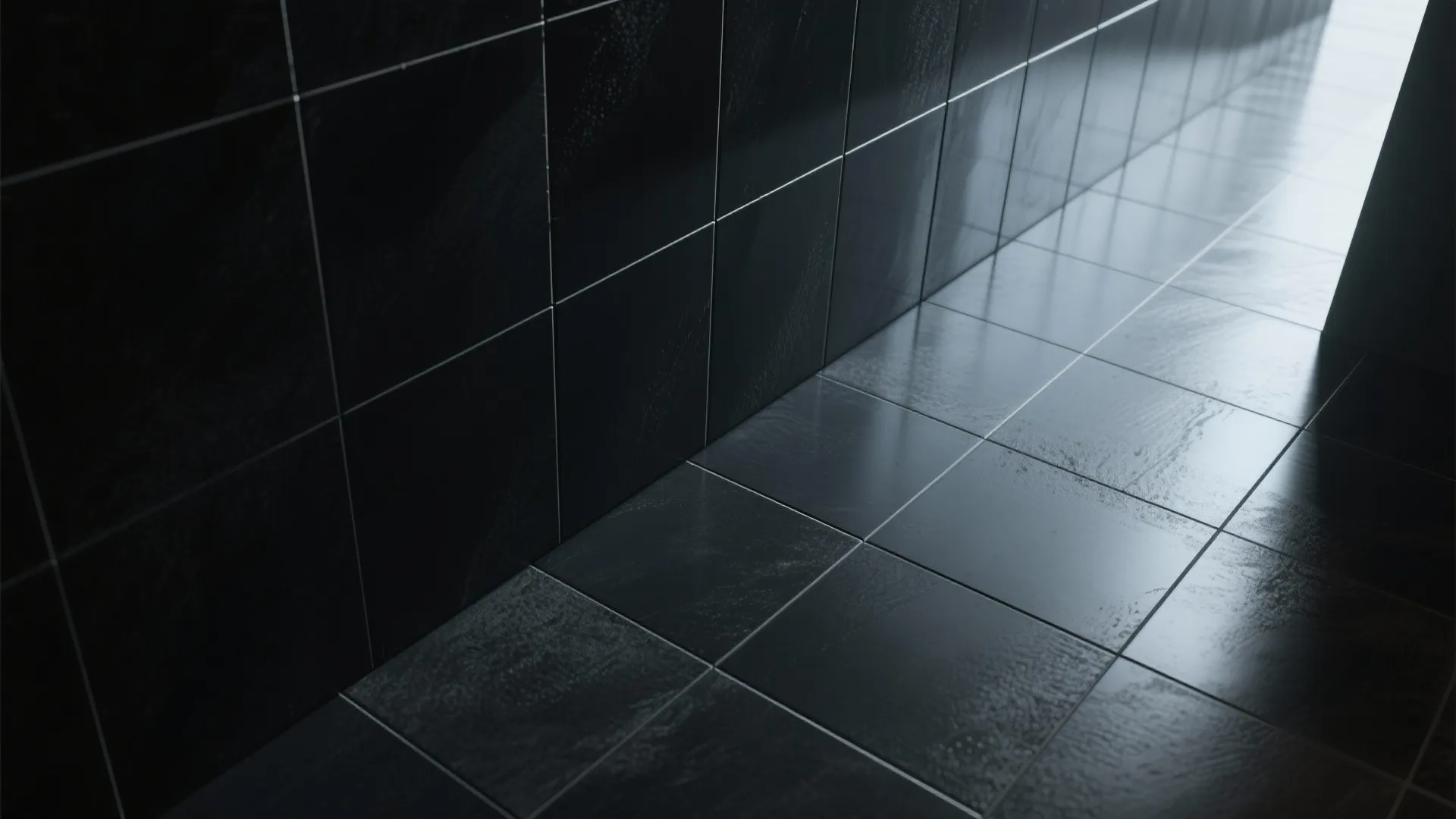 4. Mix matte and glossy black for texture contrast