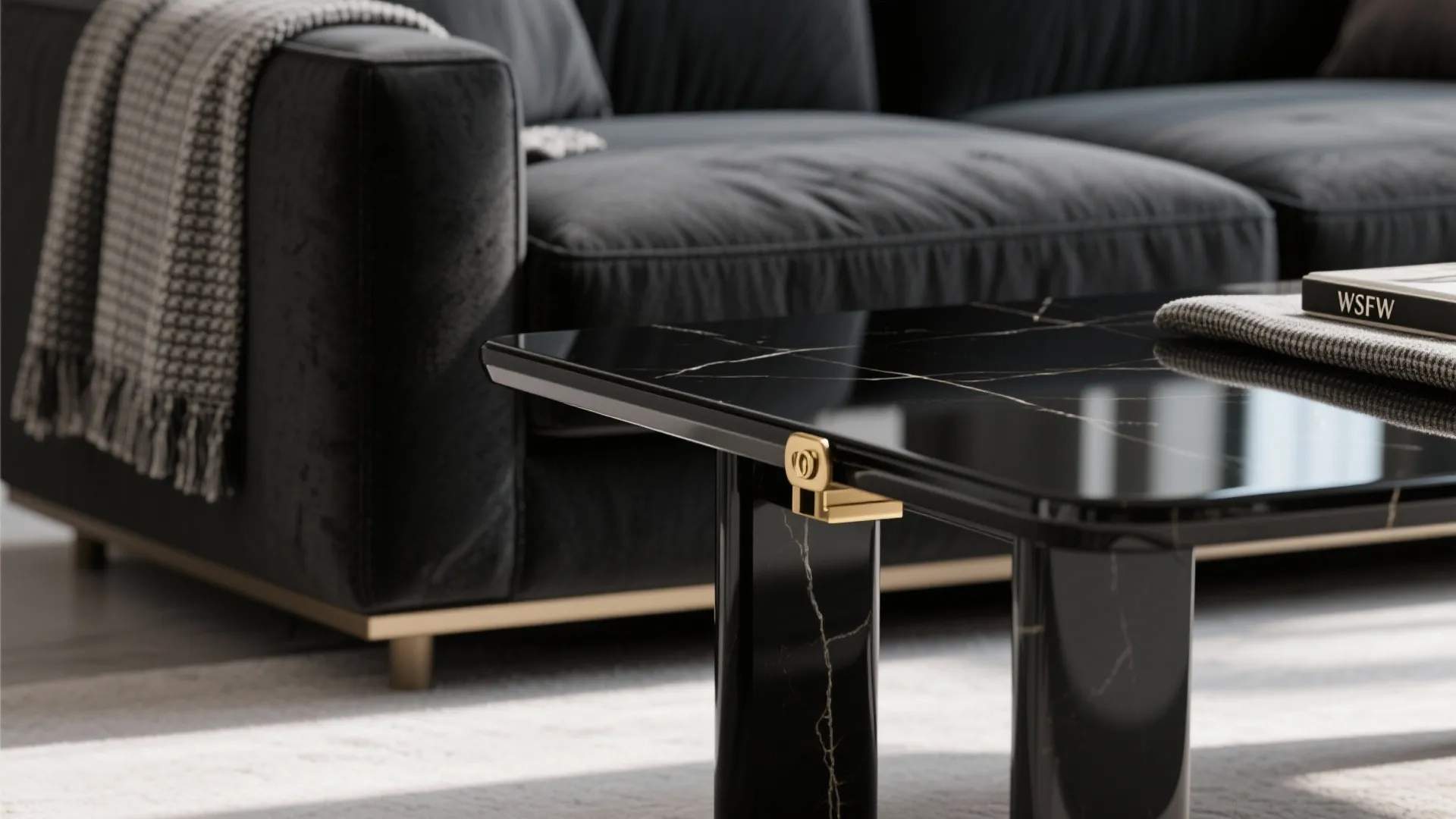 2. Mix matte and glossy finishes