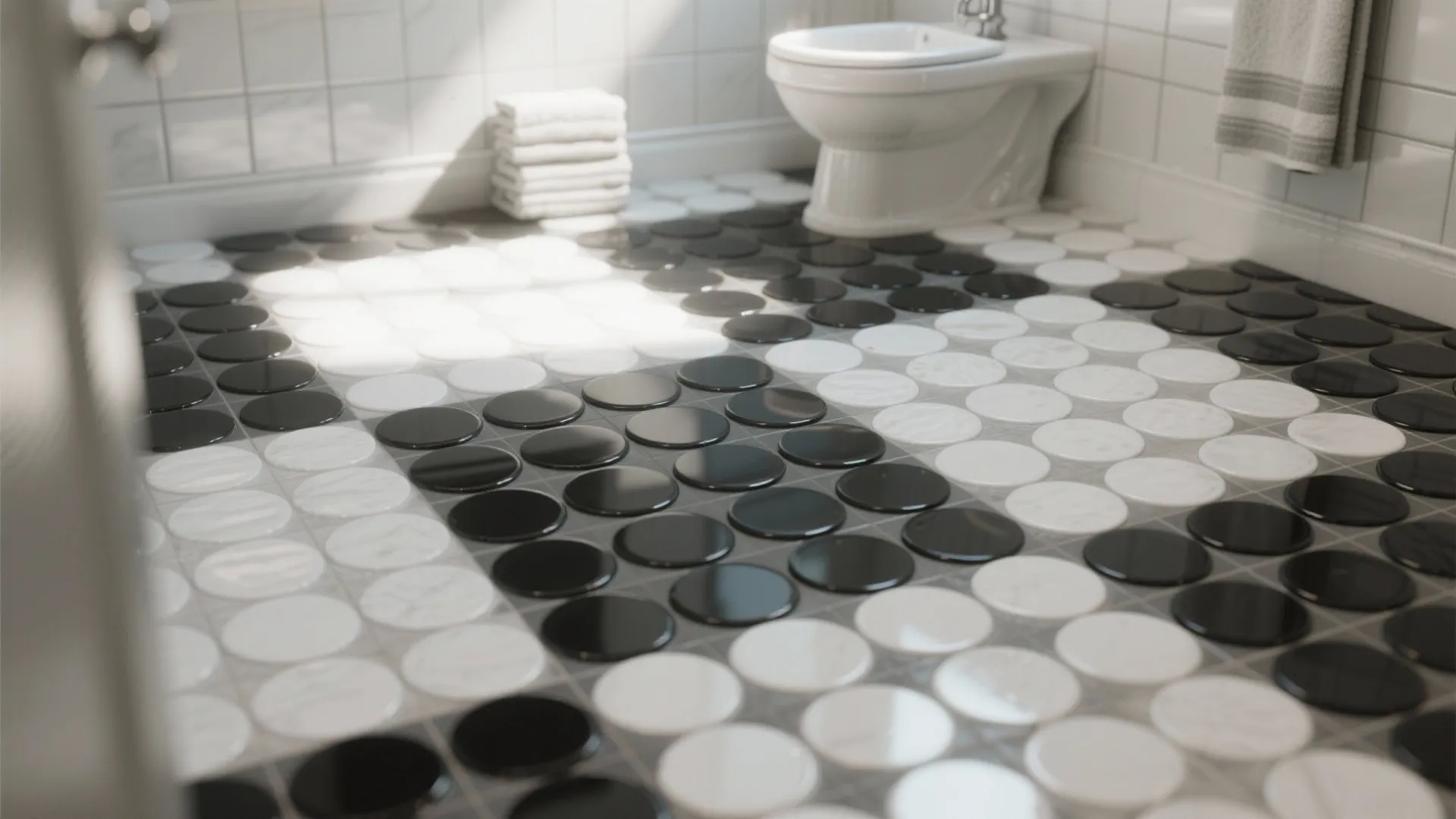 2. Full-Floor Statement with Matte & Gloss Mix