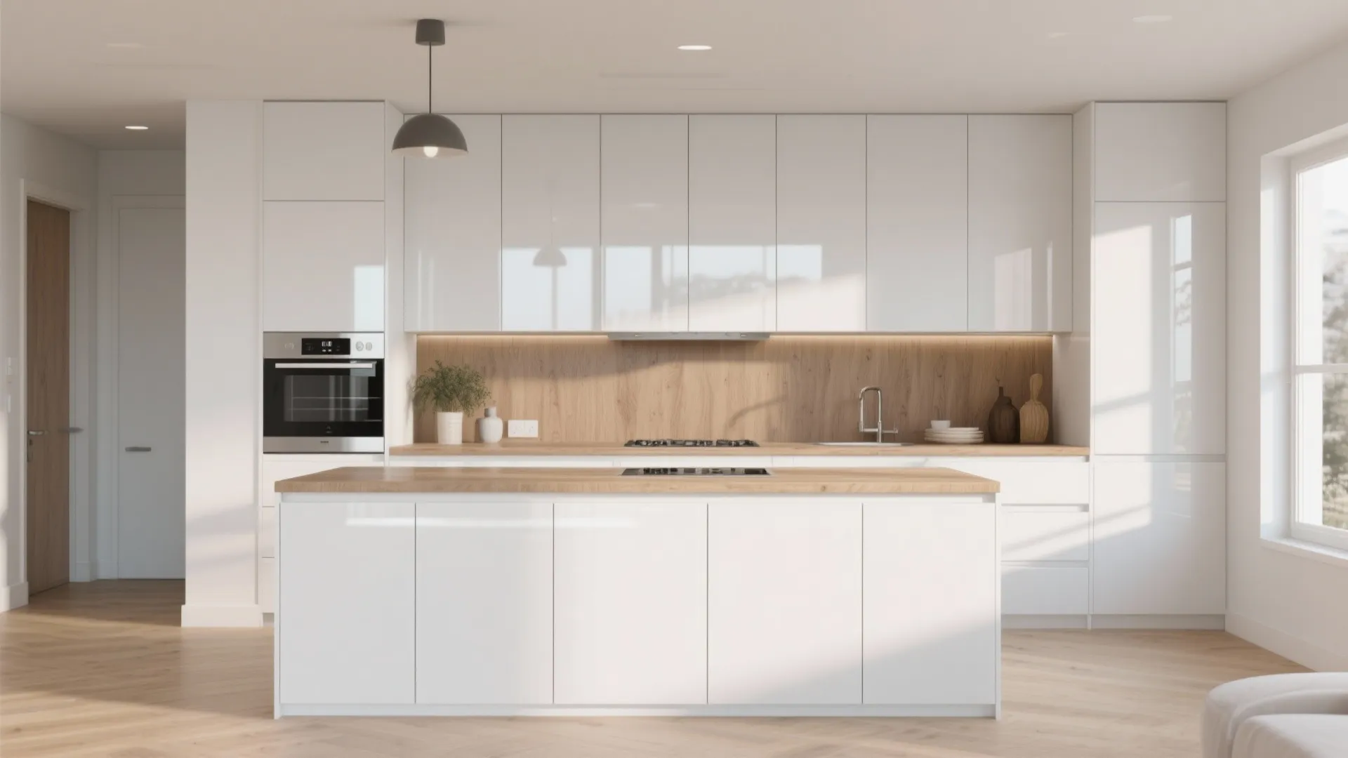 2. Mix matte and gloss finishes