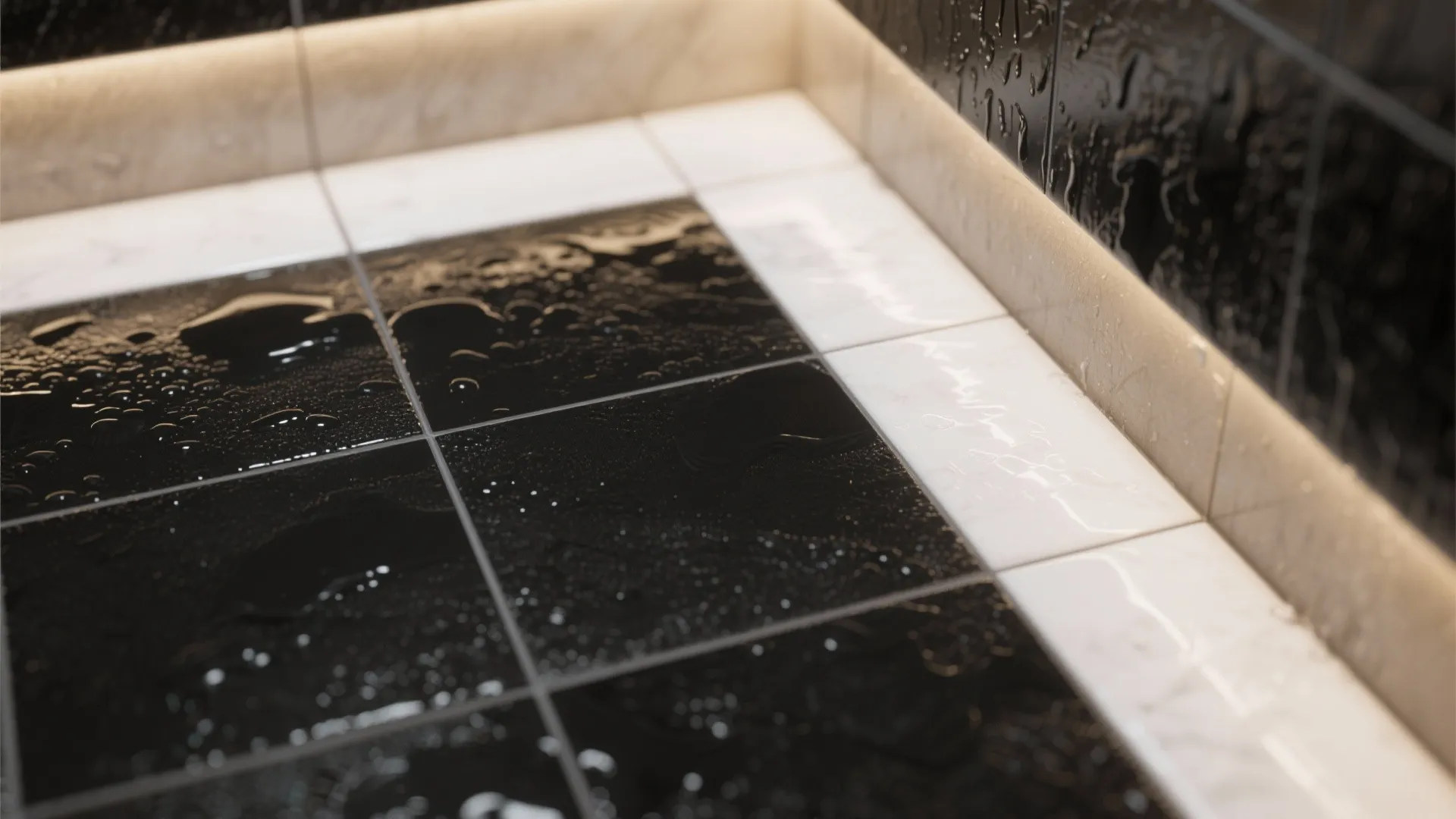 4. Mix Textures: Matte Tiles and Glossy Accents