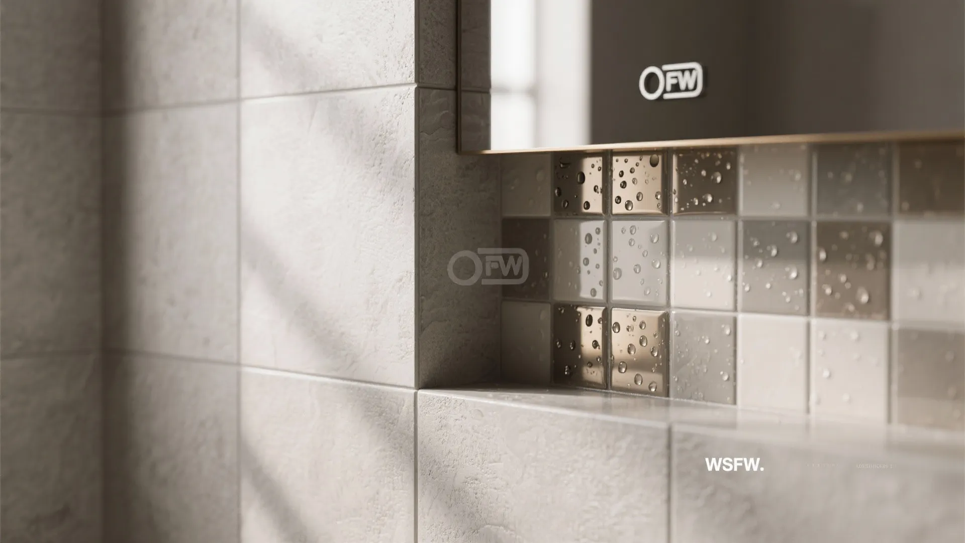 Balance Texture: Matte Walls, Gloss Accents