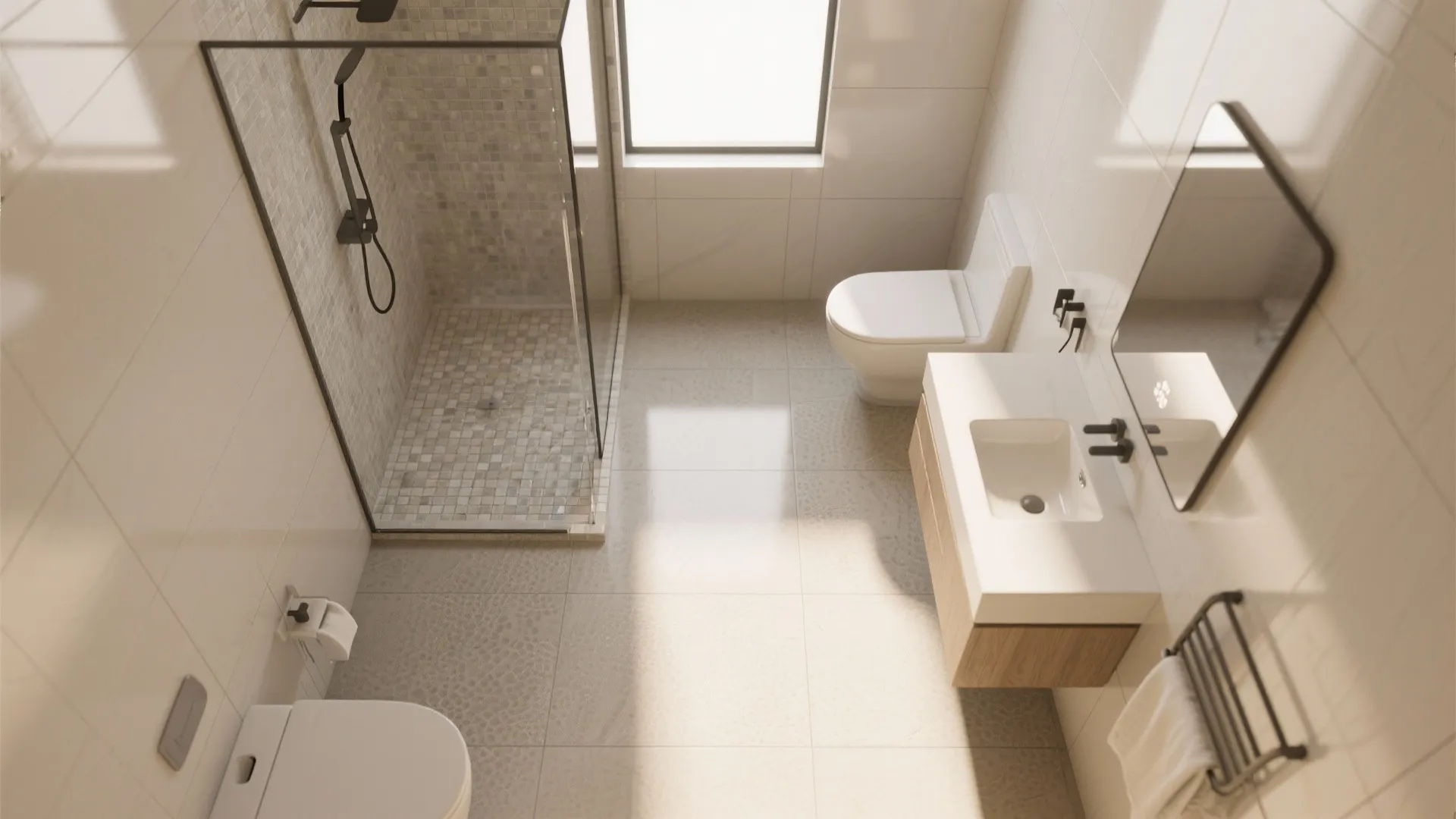 Safe and stylish: matte vs gloss for wet zones