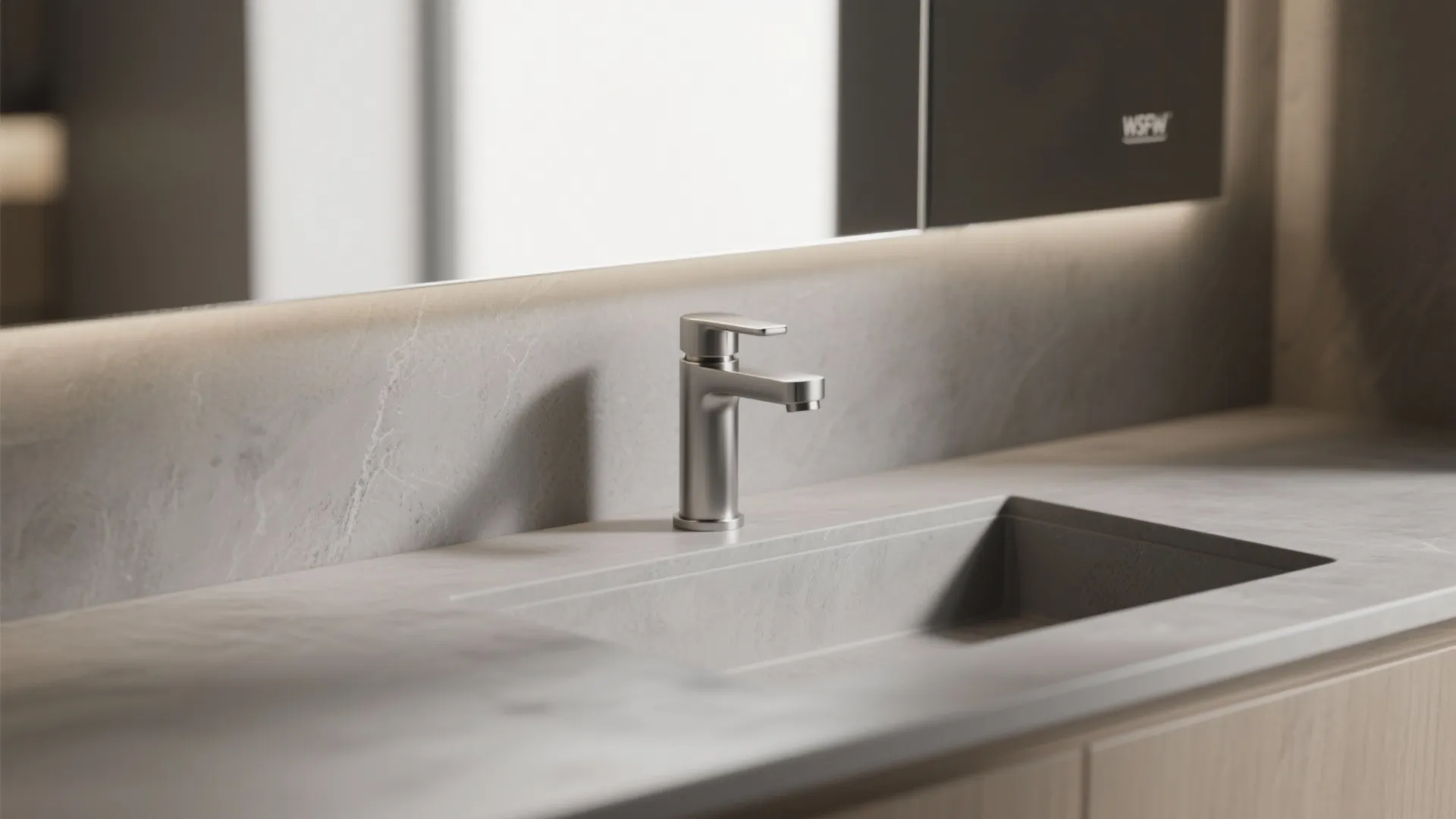 1. Modern Minimal with Matte Gray