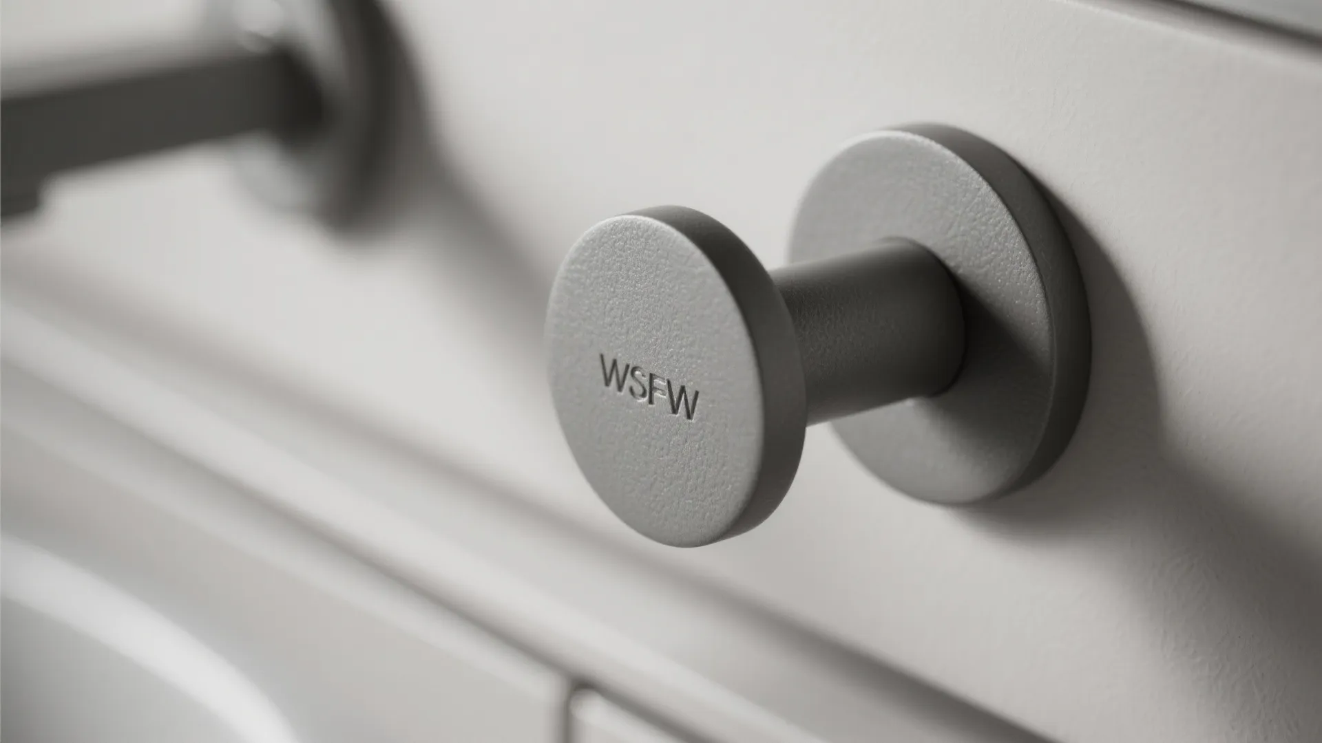 1. Matte Gray Hardware for a Modern Minimal Look