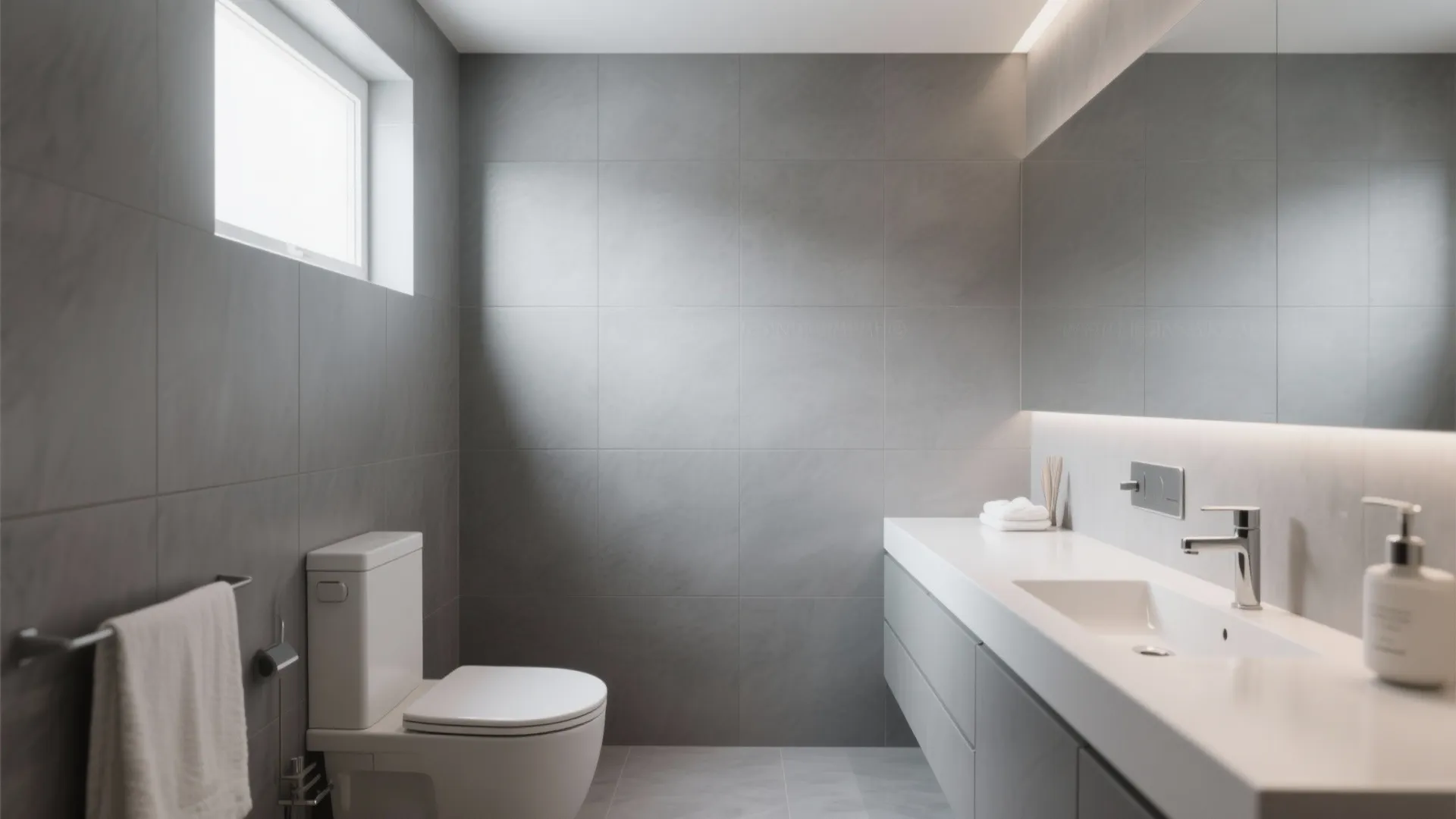 2. Large-Format Matte Gray