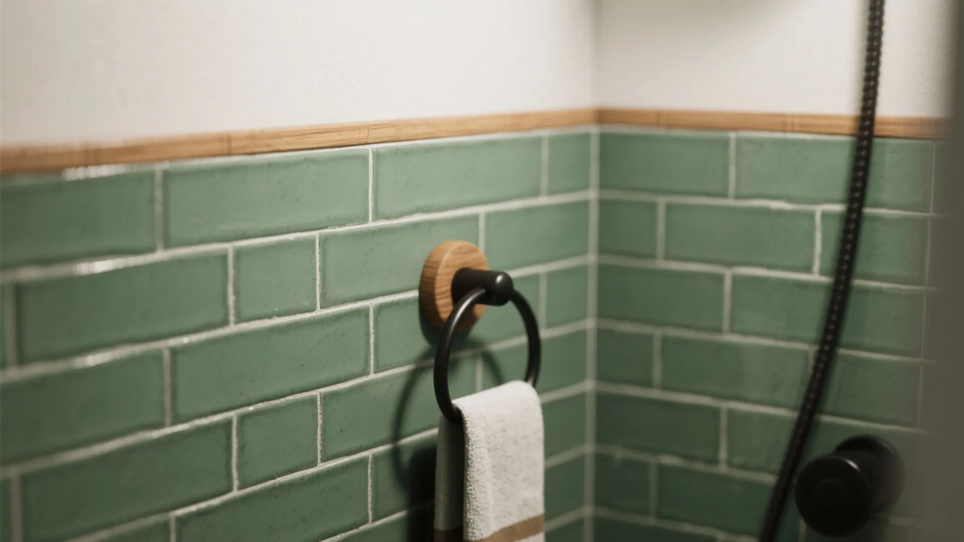 Matte Green Tiles for Quiet Depth