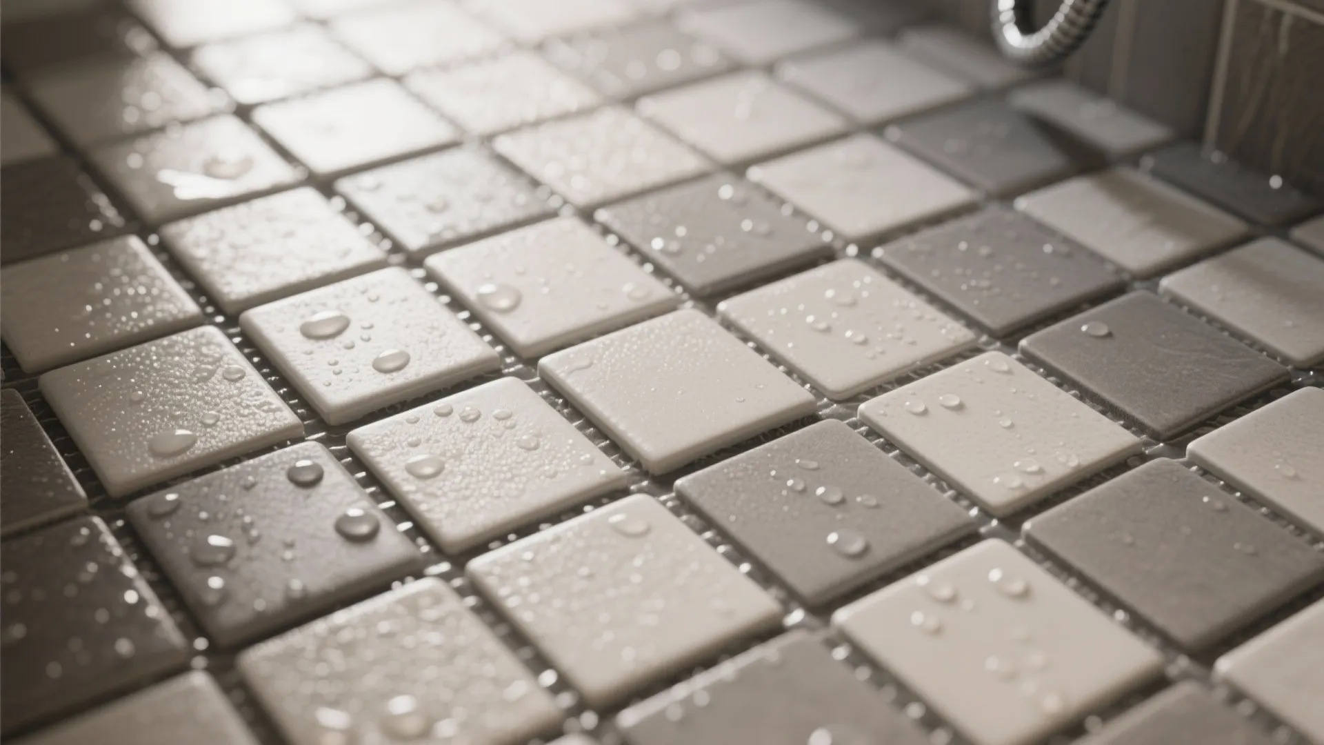 Textured, Non-Slip Matte Tiles in Wet Zones