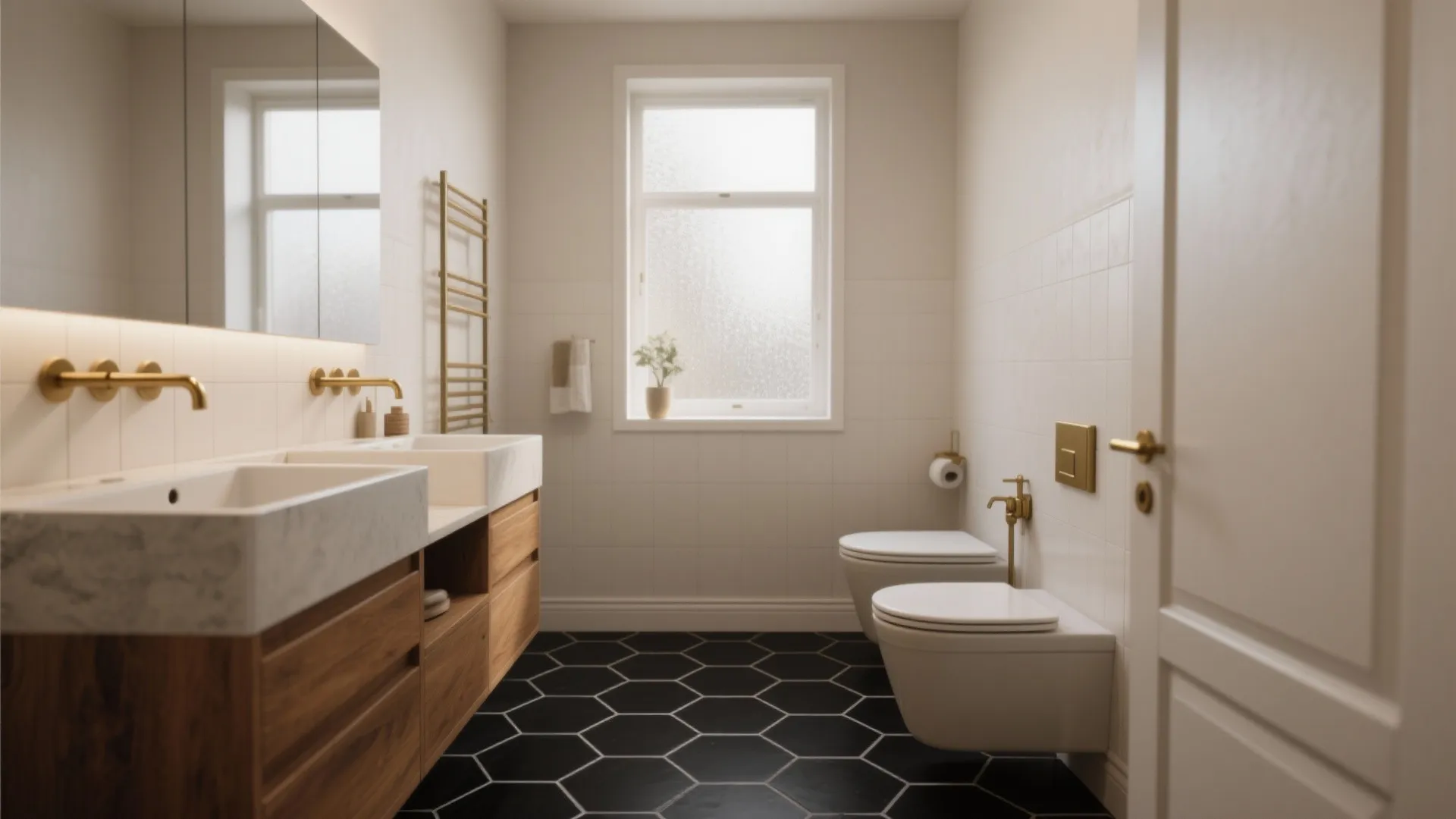 5 Black Bathroom Floor Tile Ideas: Creative, practical black tile ideas for small bathrooms from a senior interior designer
