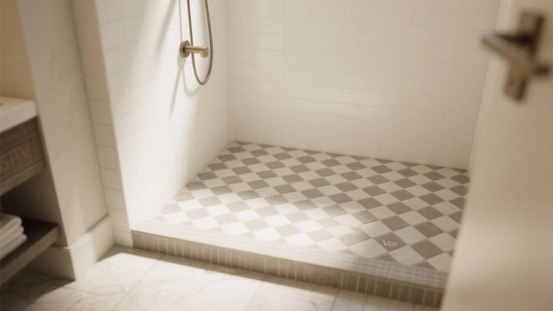 Matte Hex-Mosaic Floors For Grip And Personality