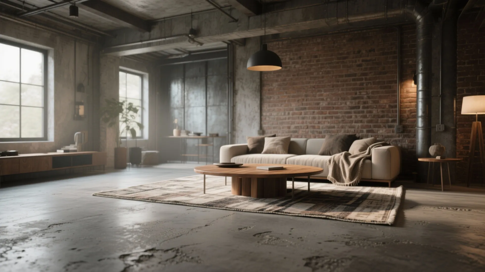 1. Industrial Chic with a Matte Finish