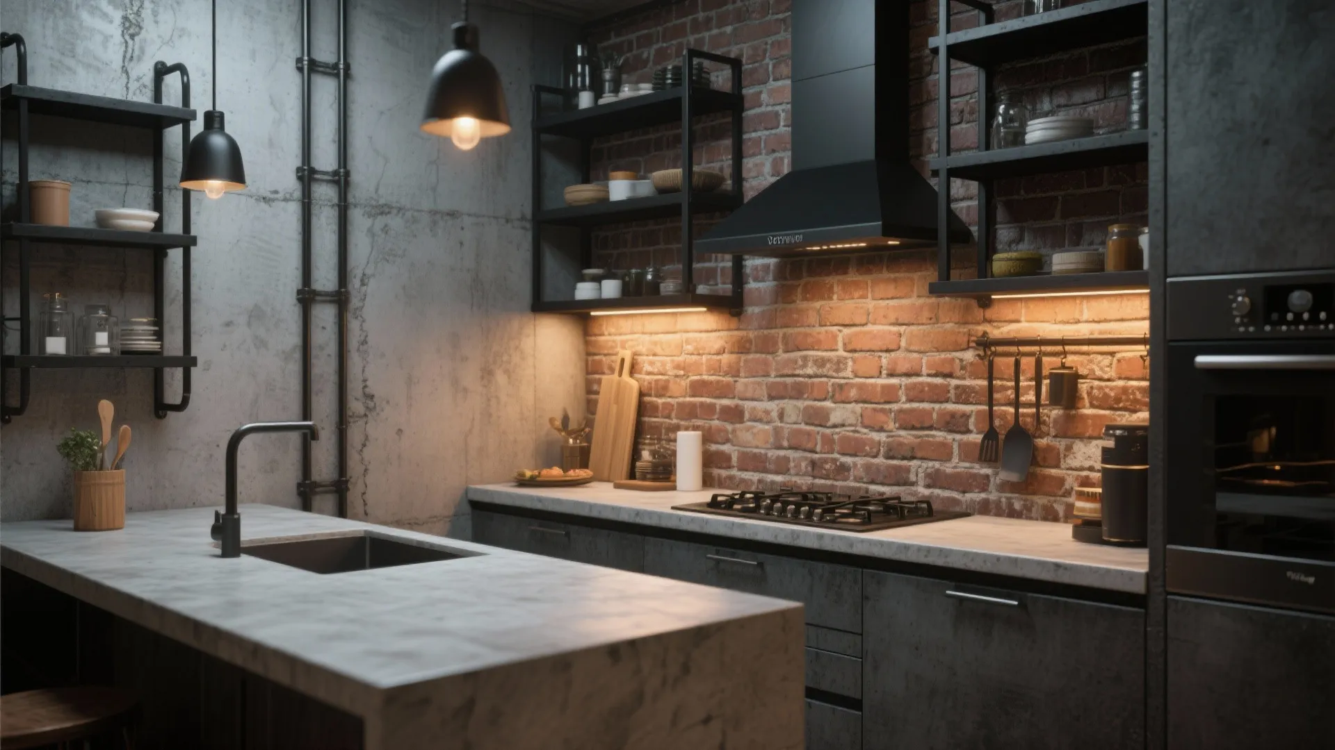 2. Matte and Raw for Industrial Charm