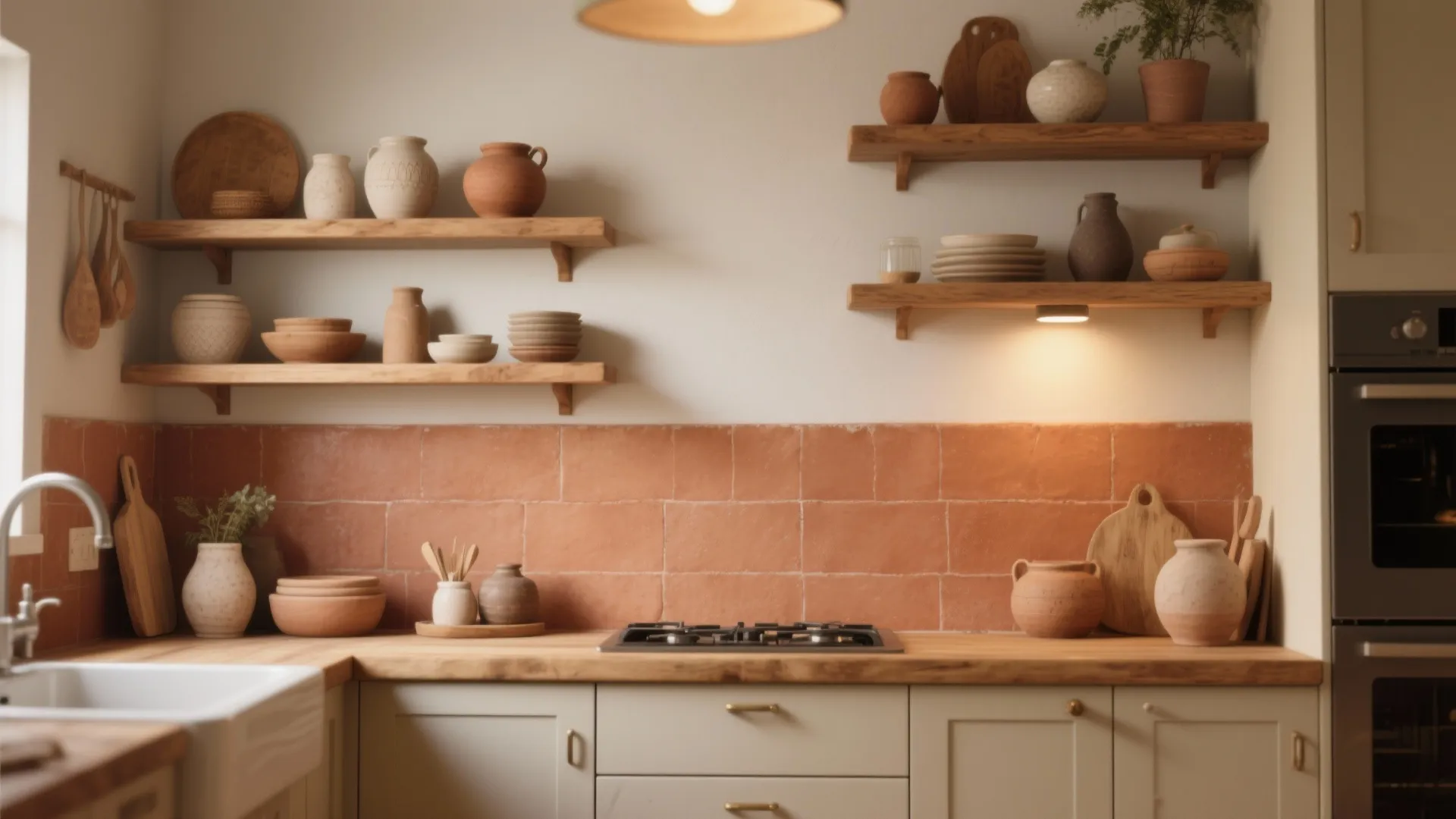 3. Matte Terracotta for Cozy Kitchens