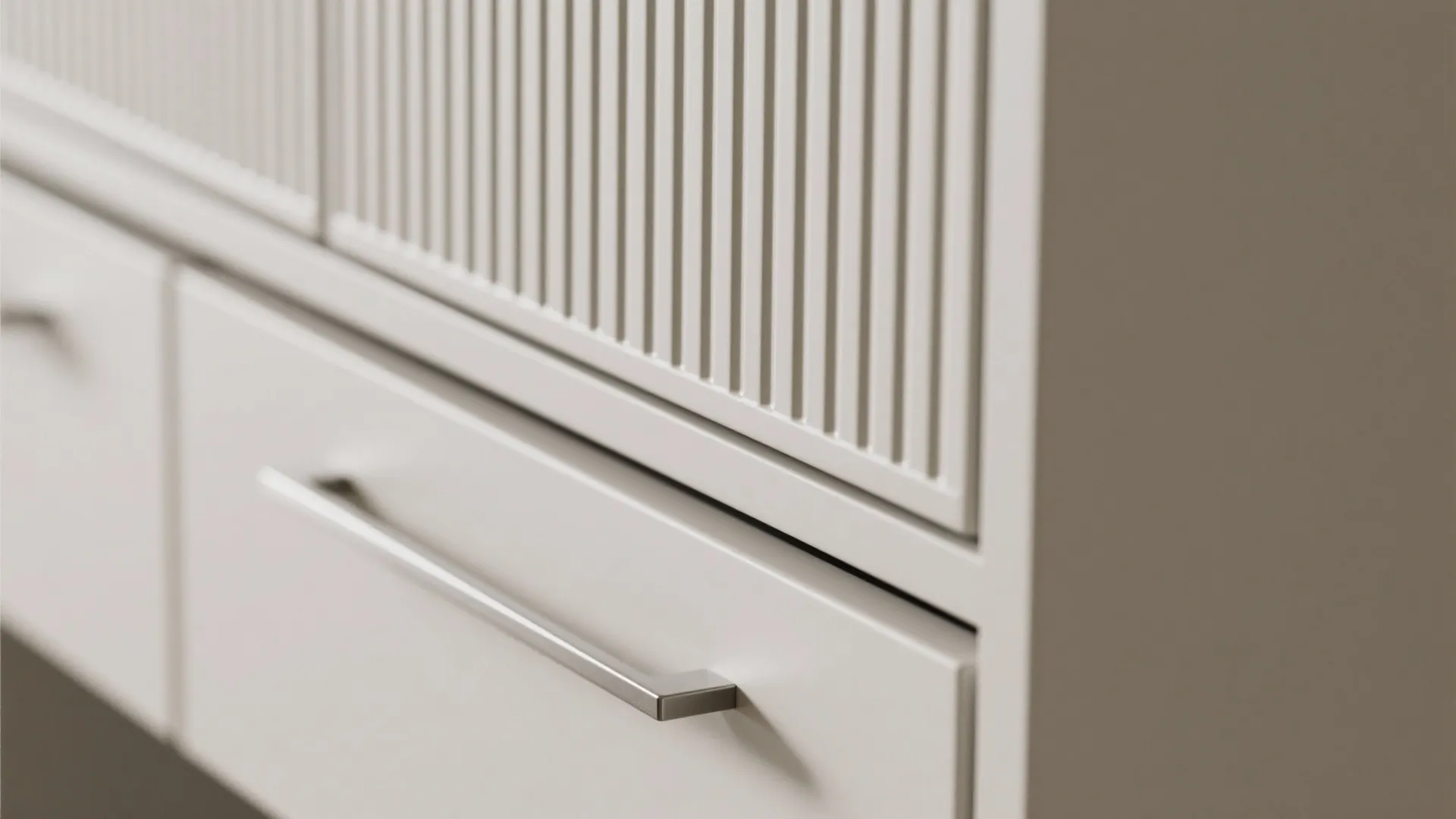 Minimalist floating cabinet with slim profile