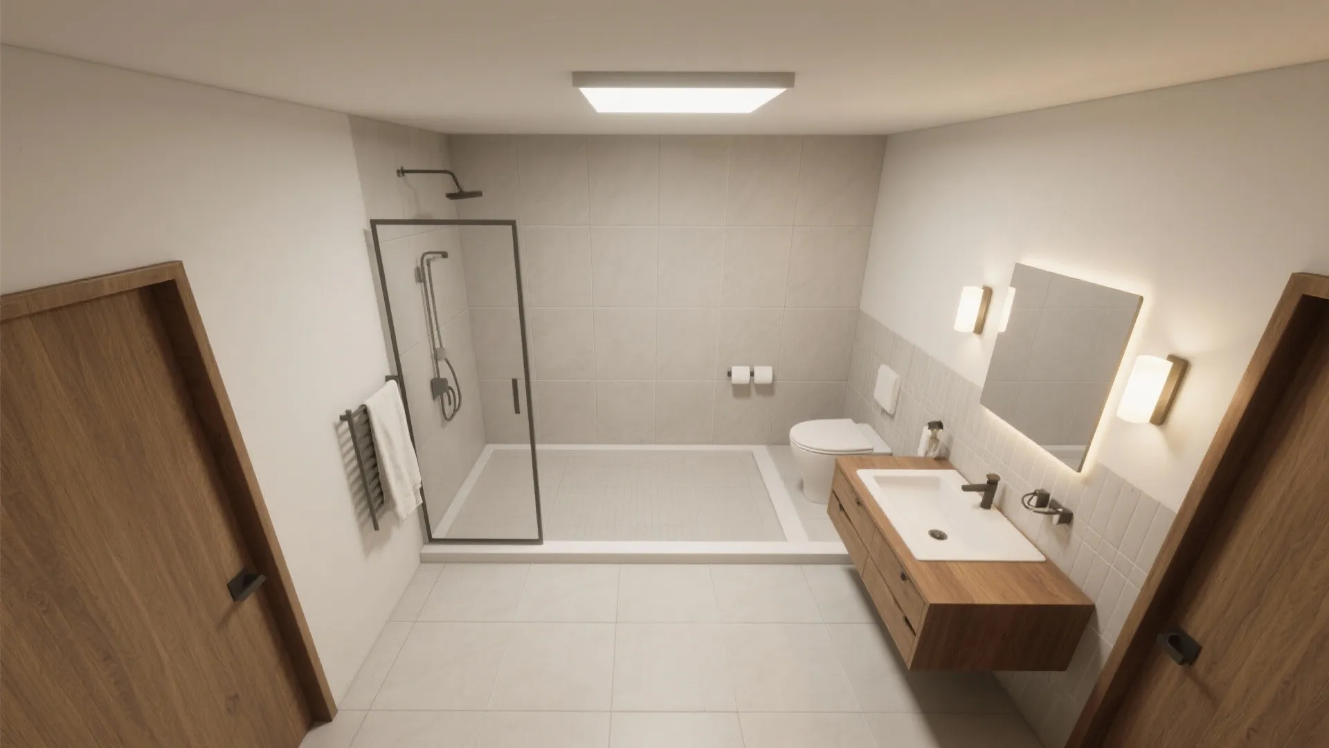 Matte Porcelain for a Calm, Anti-Glare Finish