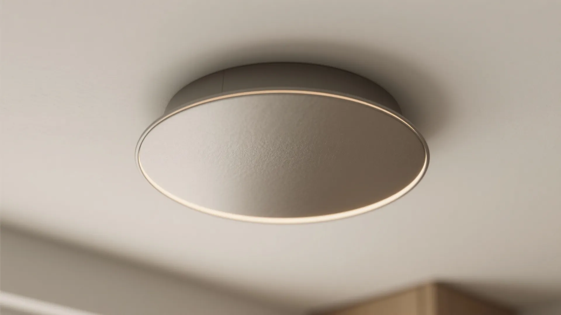 1. Minimal Matte Metal Disc