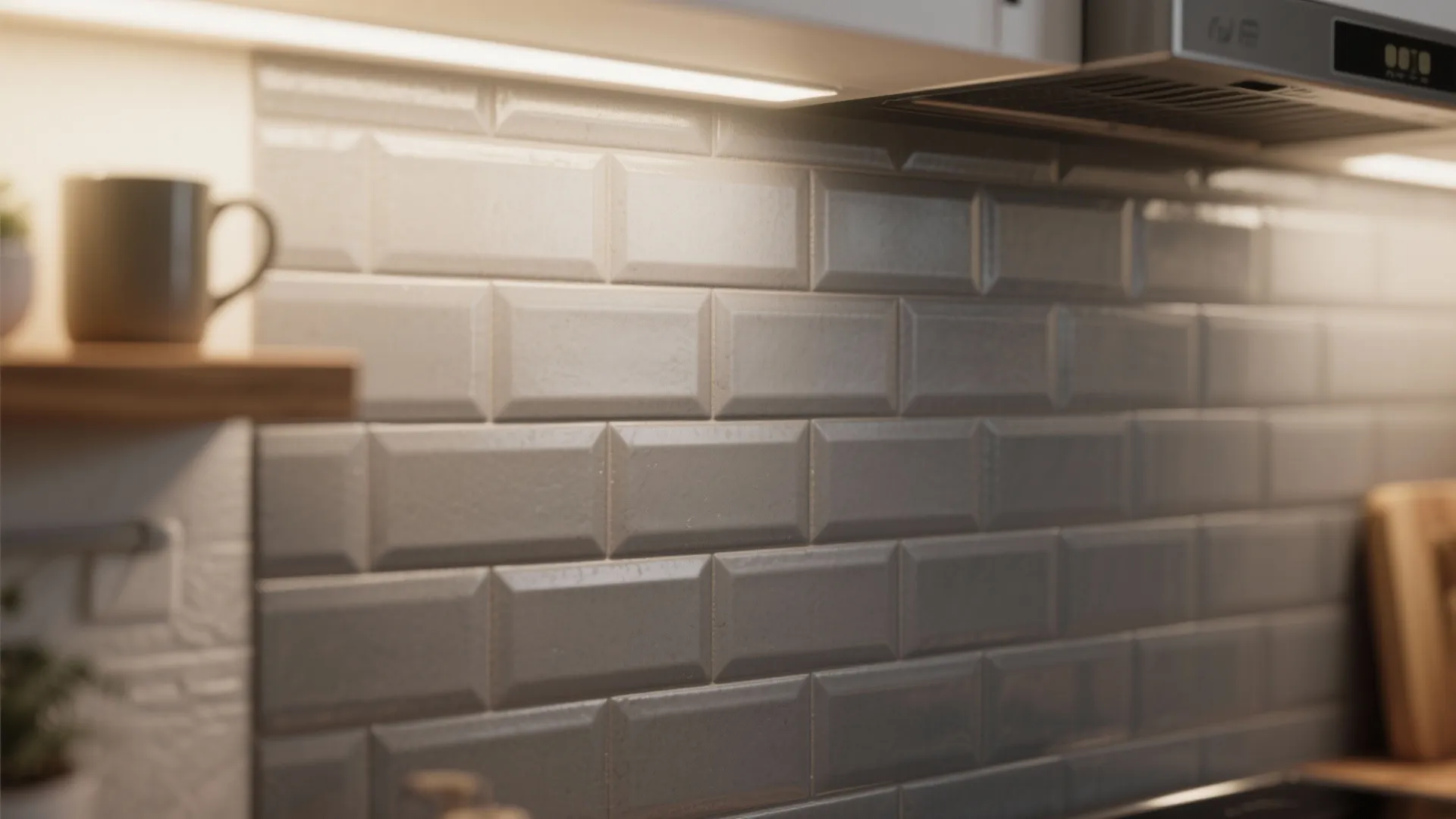 1. Matte Metro Tiles for a Calm, Cozy Feel
