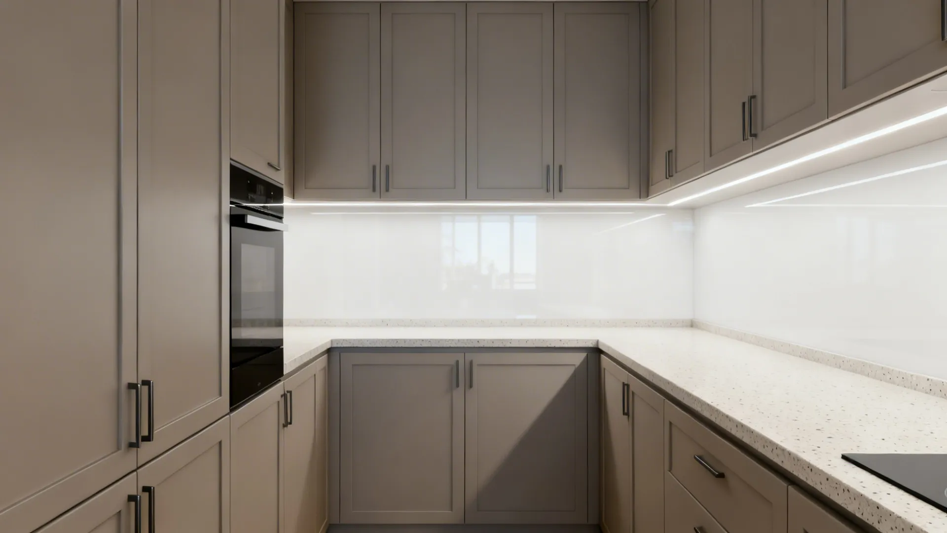 Matte monochrome laminates for a calm, modern base