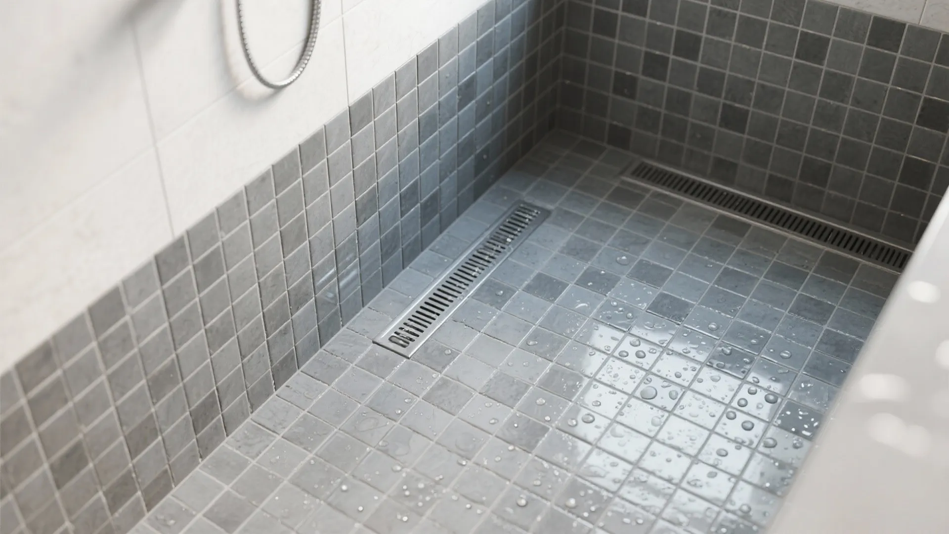 Matte Mosaic Shower Floors