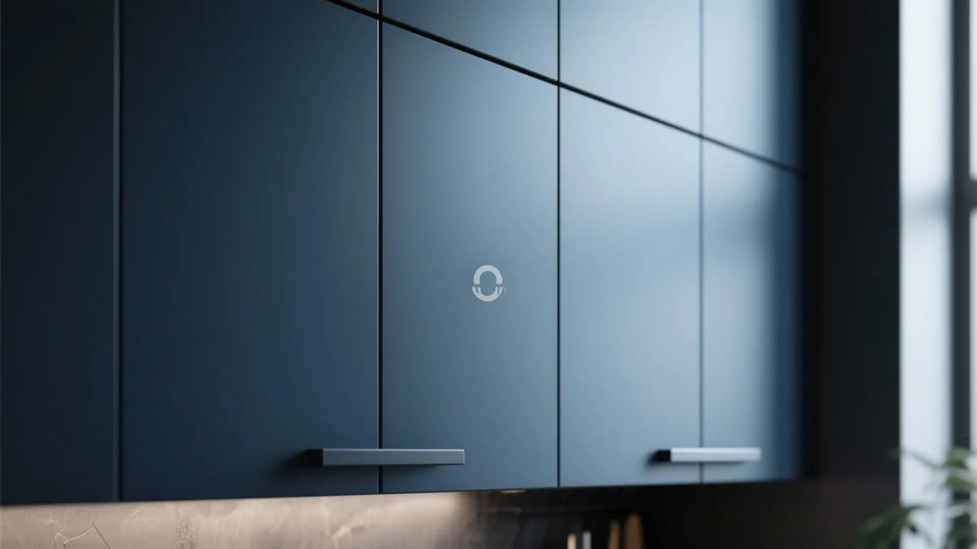 3. Matte Navy Finish for a Modern Touch