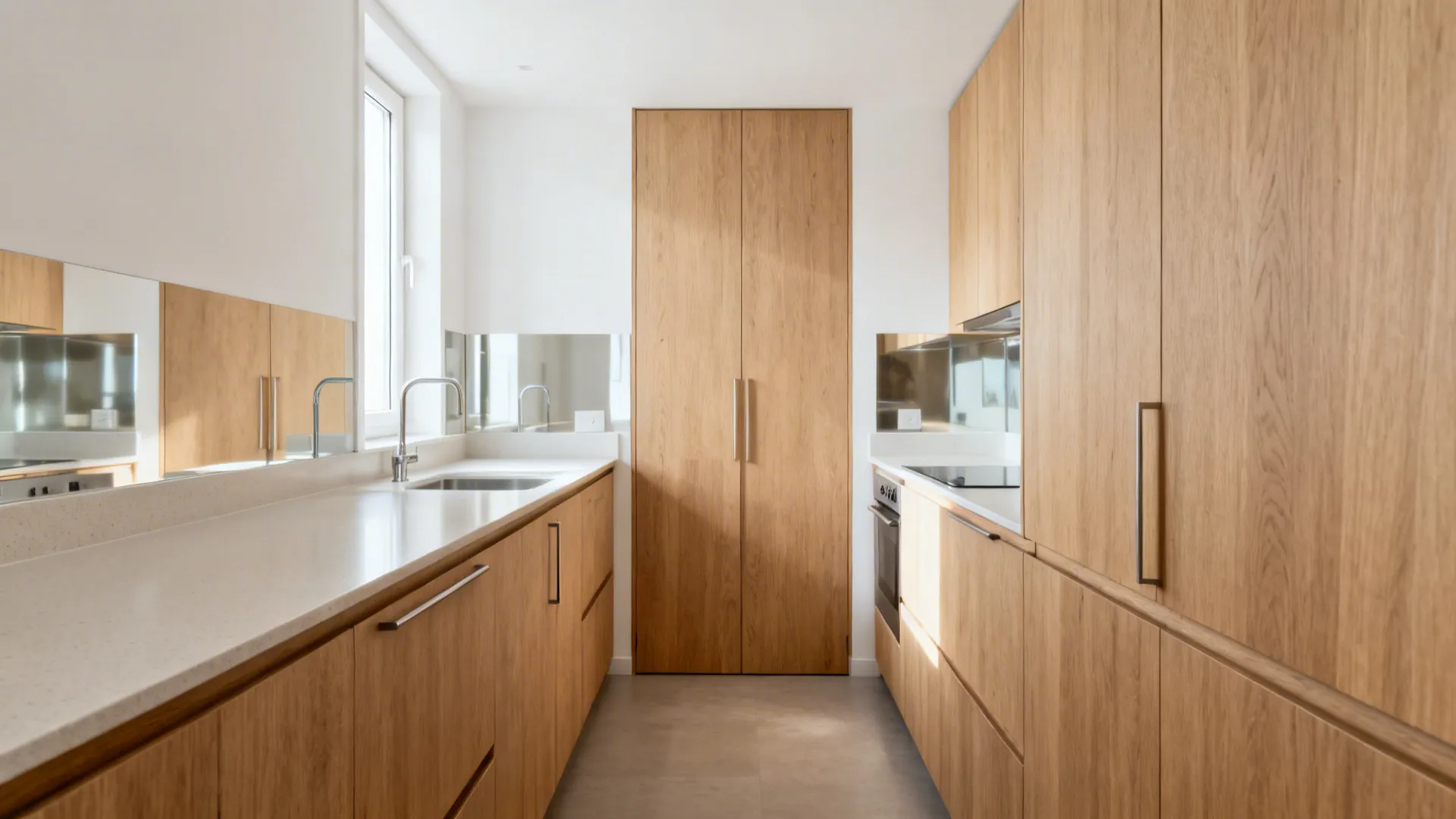 1) Minimalist Oak with Matte Finishes