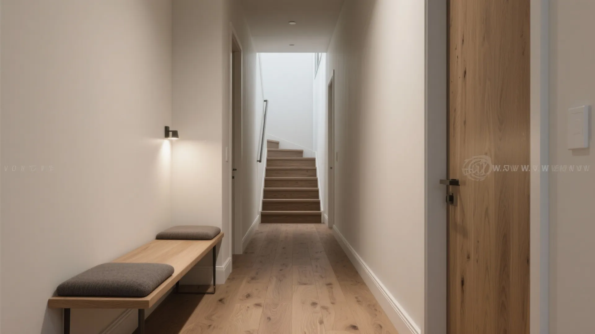 Warm Oak Treads with Matte Finish