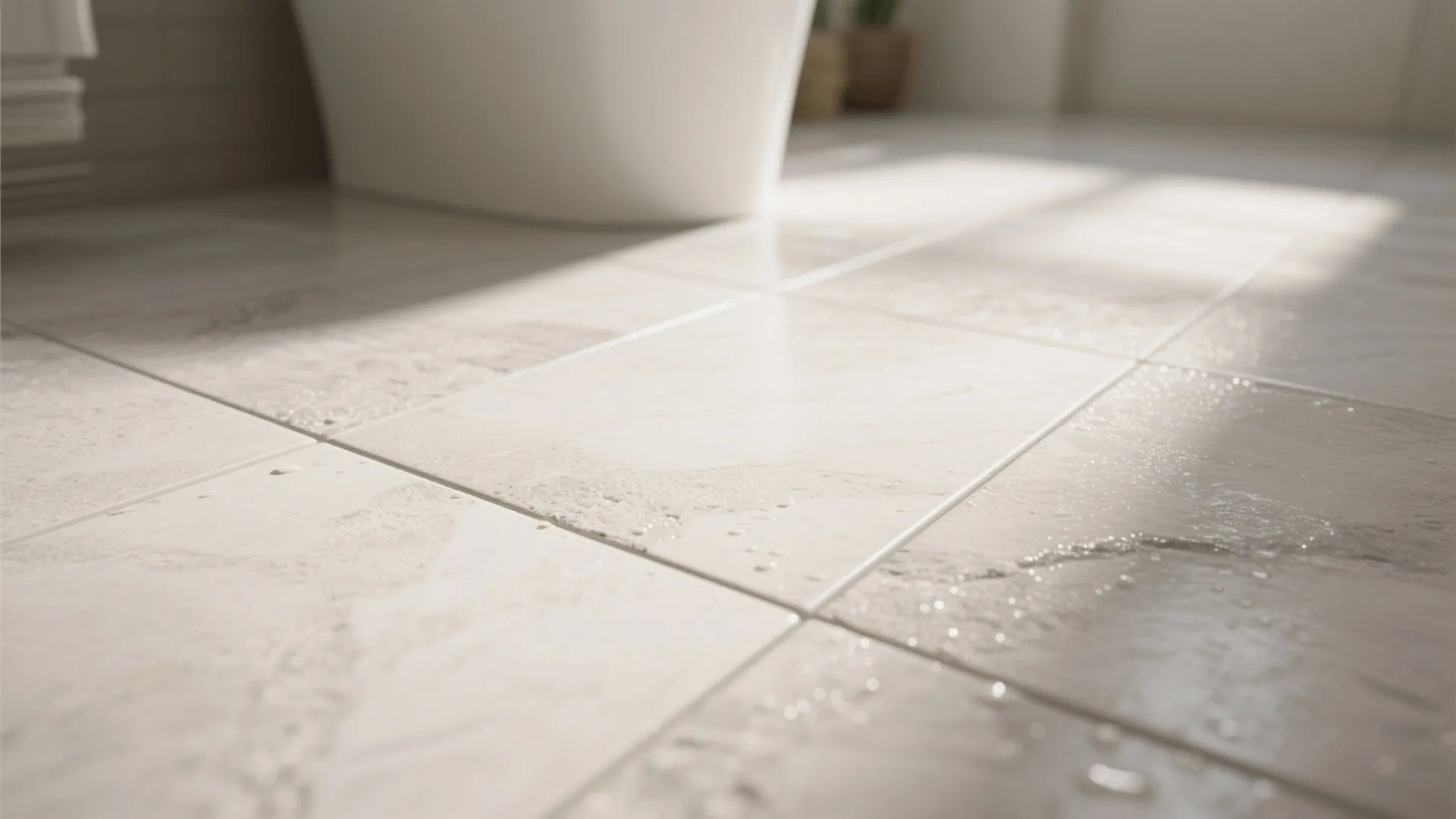 Matte Porcelain for a Spa-Quiet Bath