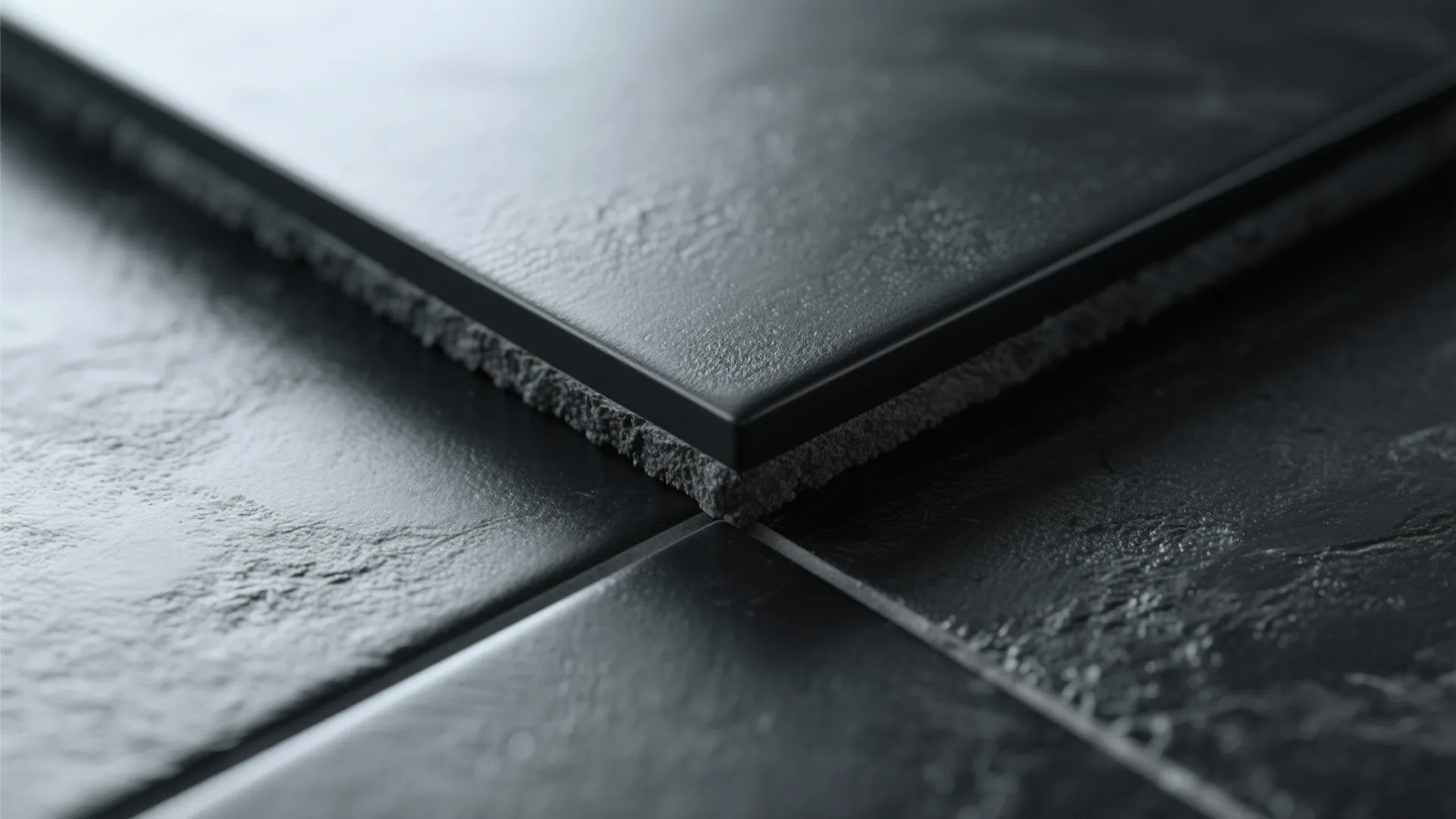 Matte Black Porcelain in Large Format