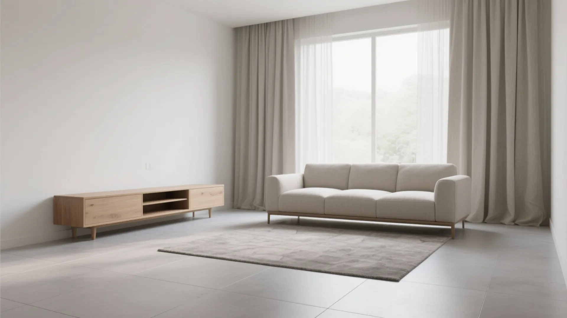 Large-Format Matte Porcelain, Seamless and Calm