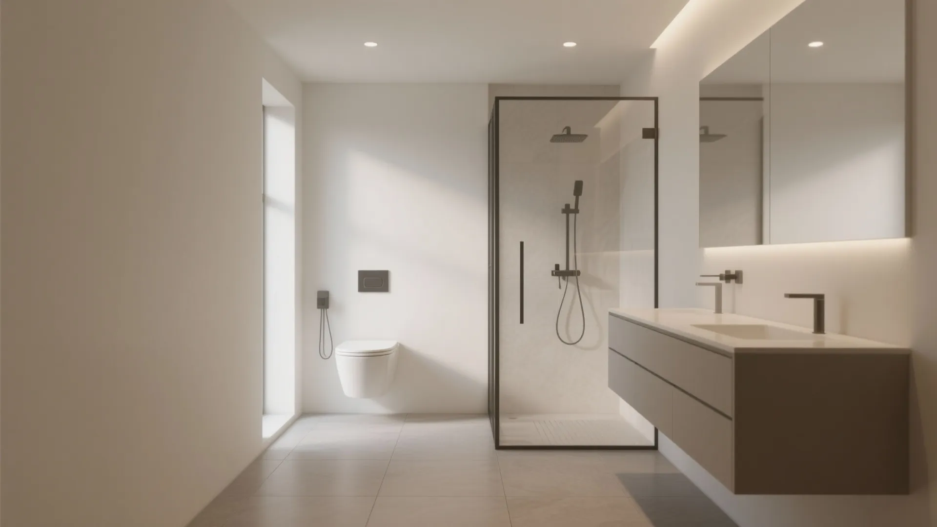 1) Matte Porcelain, Light Neutrals, Big Calm