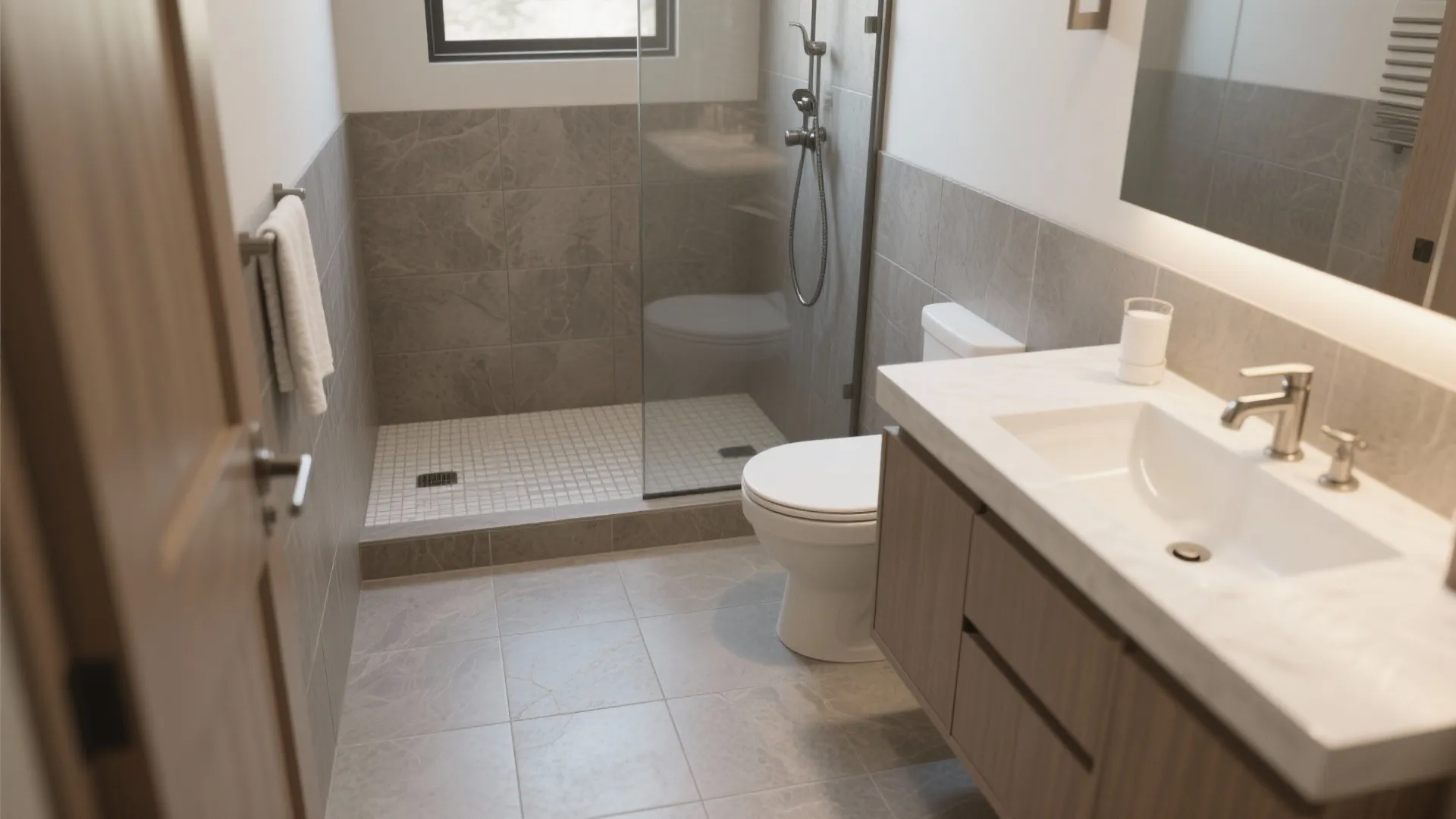 Matte Porcelain With Grip (DCOF ≥ 0.42)