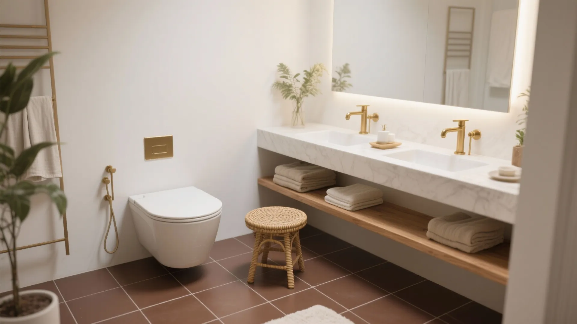 1) Earthy Matte Porcelain in Chocolate and Clay